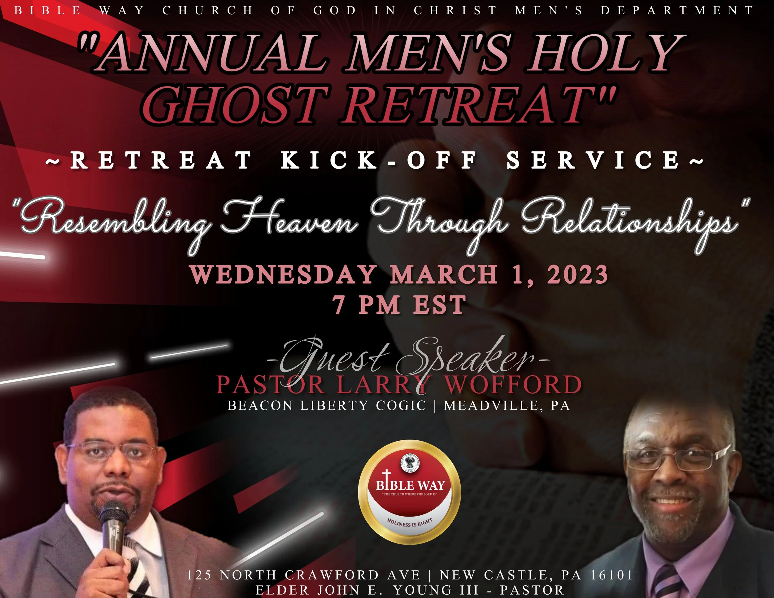 2023 Men's Retreat Kick-Off Service