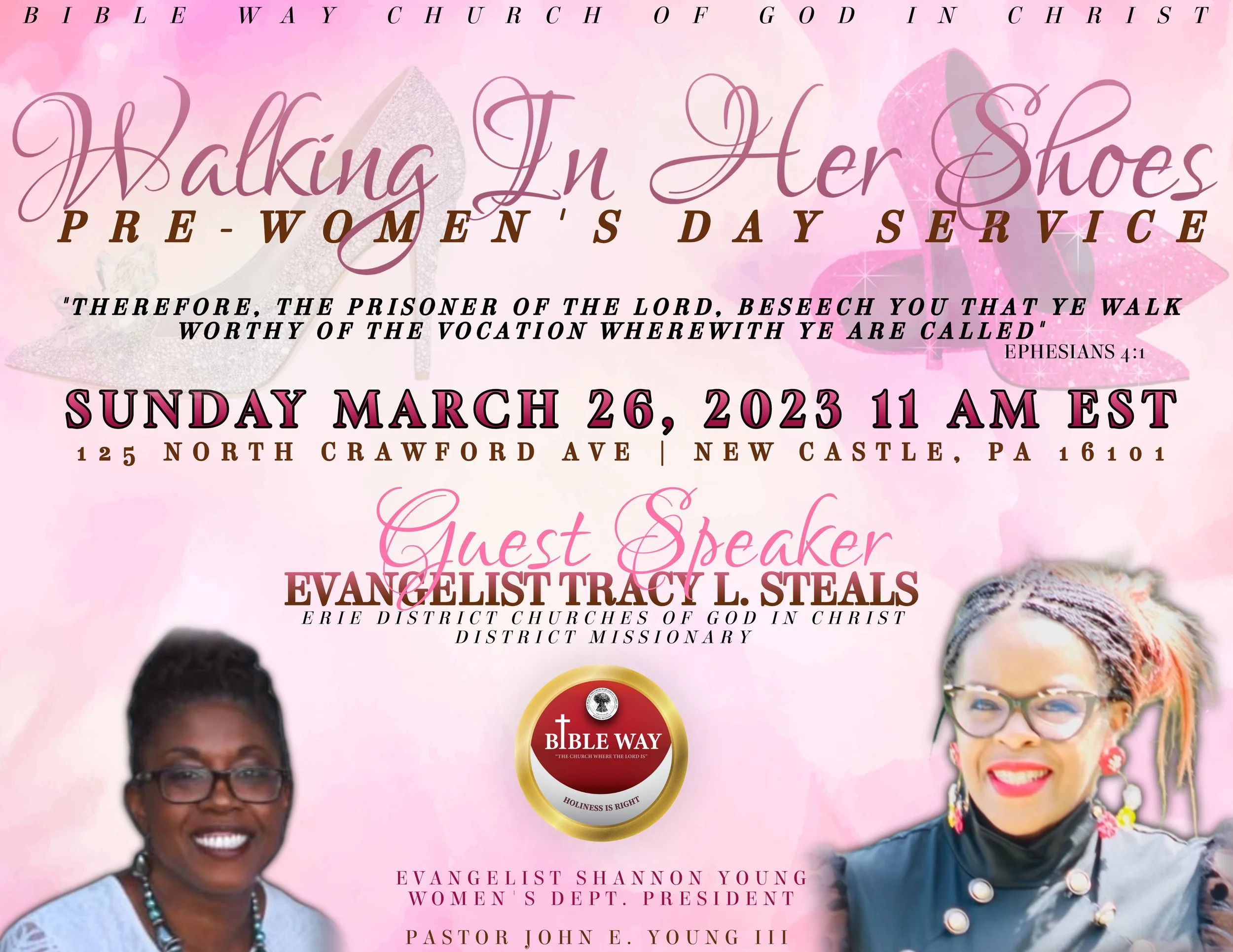 "Walking In Her Shoes" Women's Service