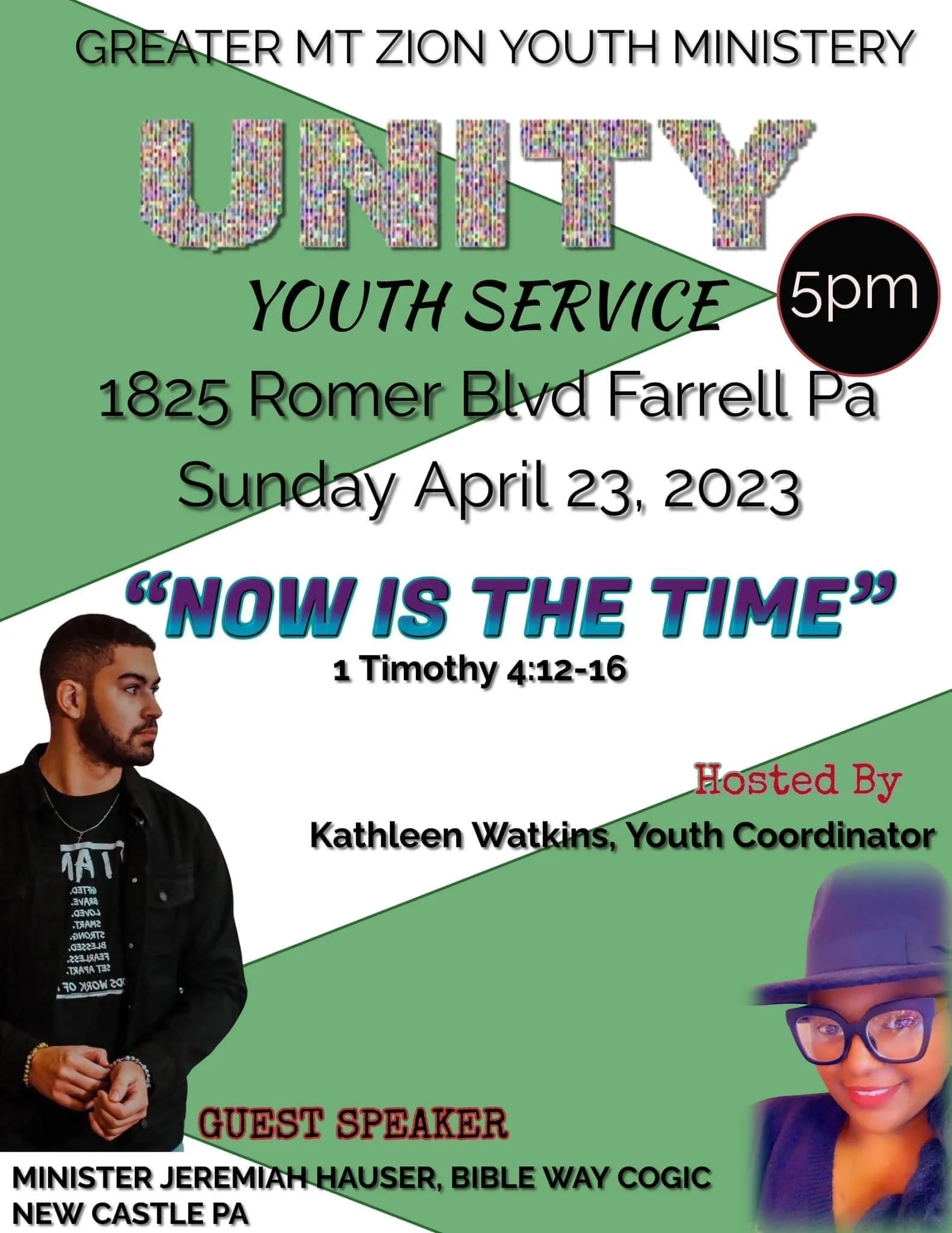 Greater Mount Zion COGIC Youth Service