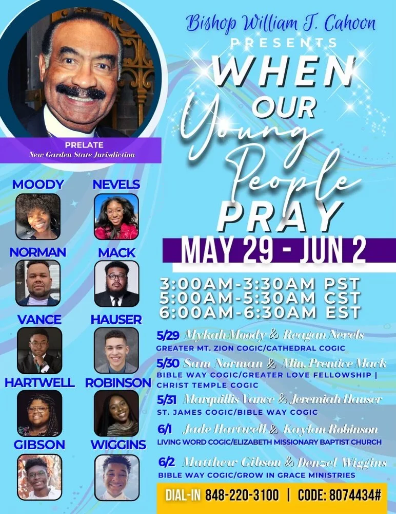 New Garden State Jurisdiction Prayer Call 