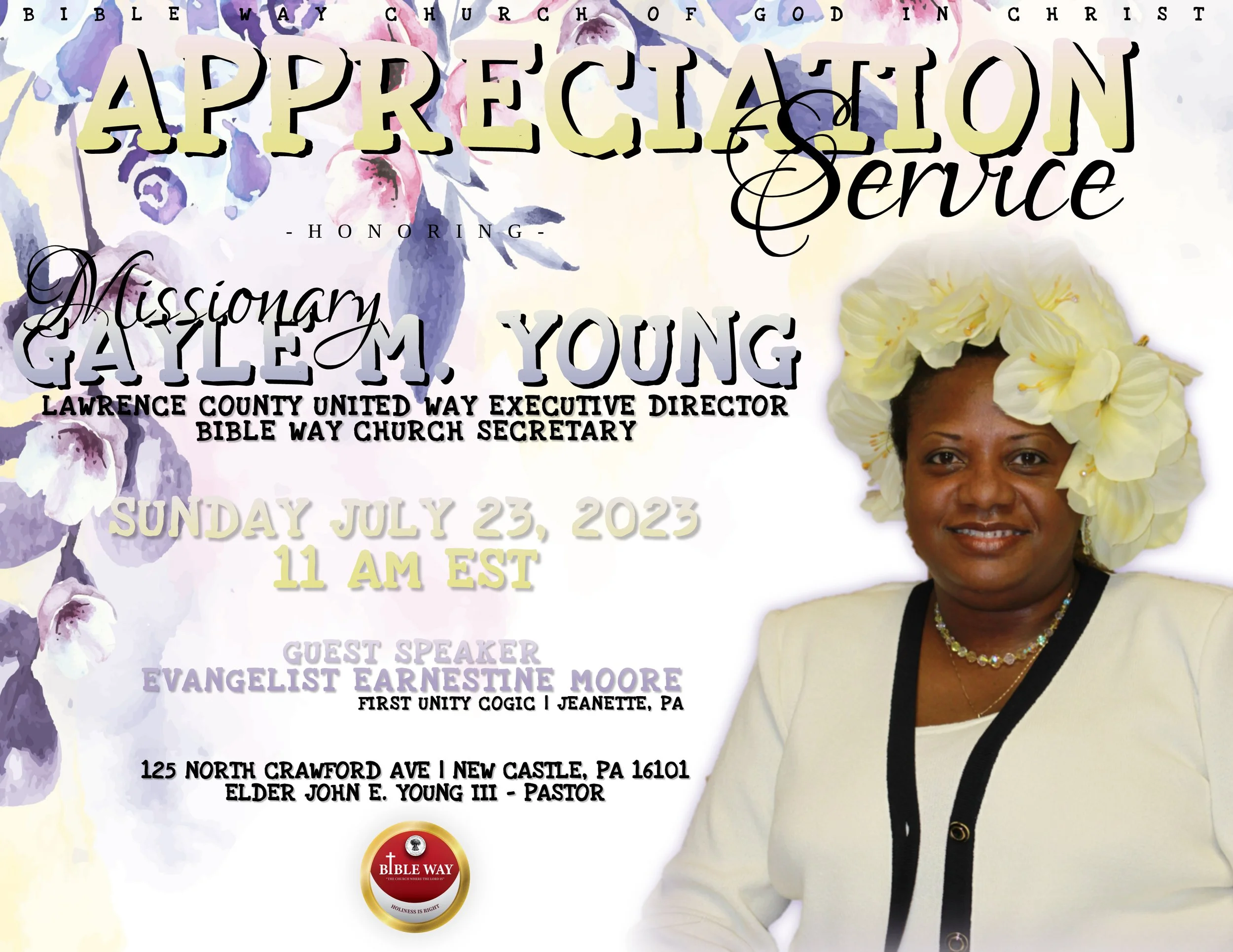 Missionary Gayle Young Appreciation Day