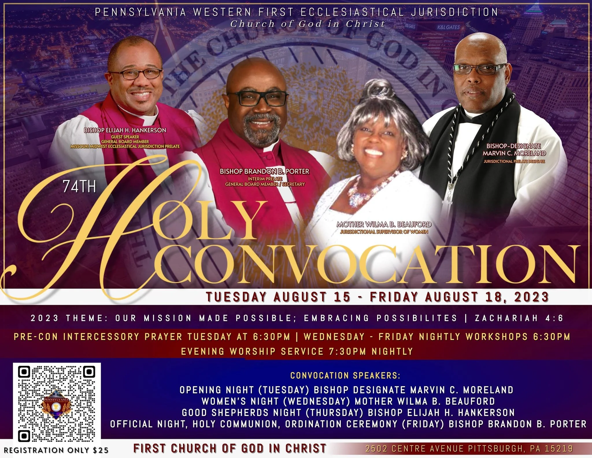 74th PA Western Jurisdiction Holy Convocation