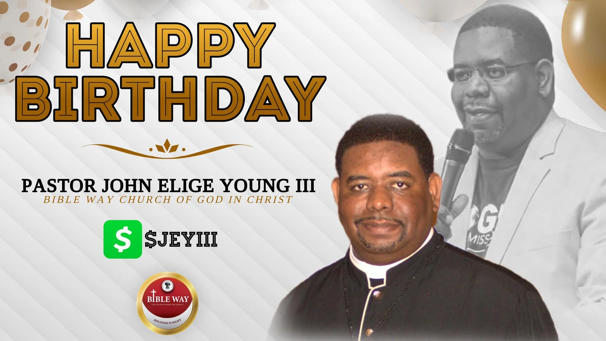 Happy Birthday Pastor Young