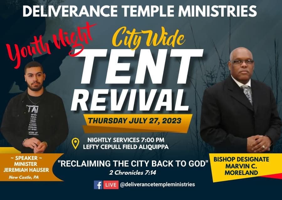 Deliverance Temple COGIC Tent Revival