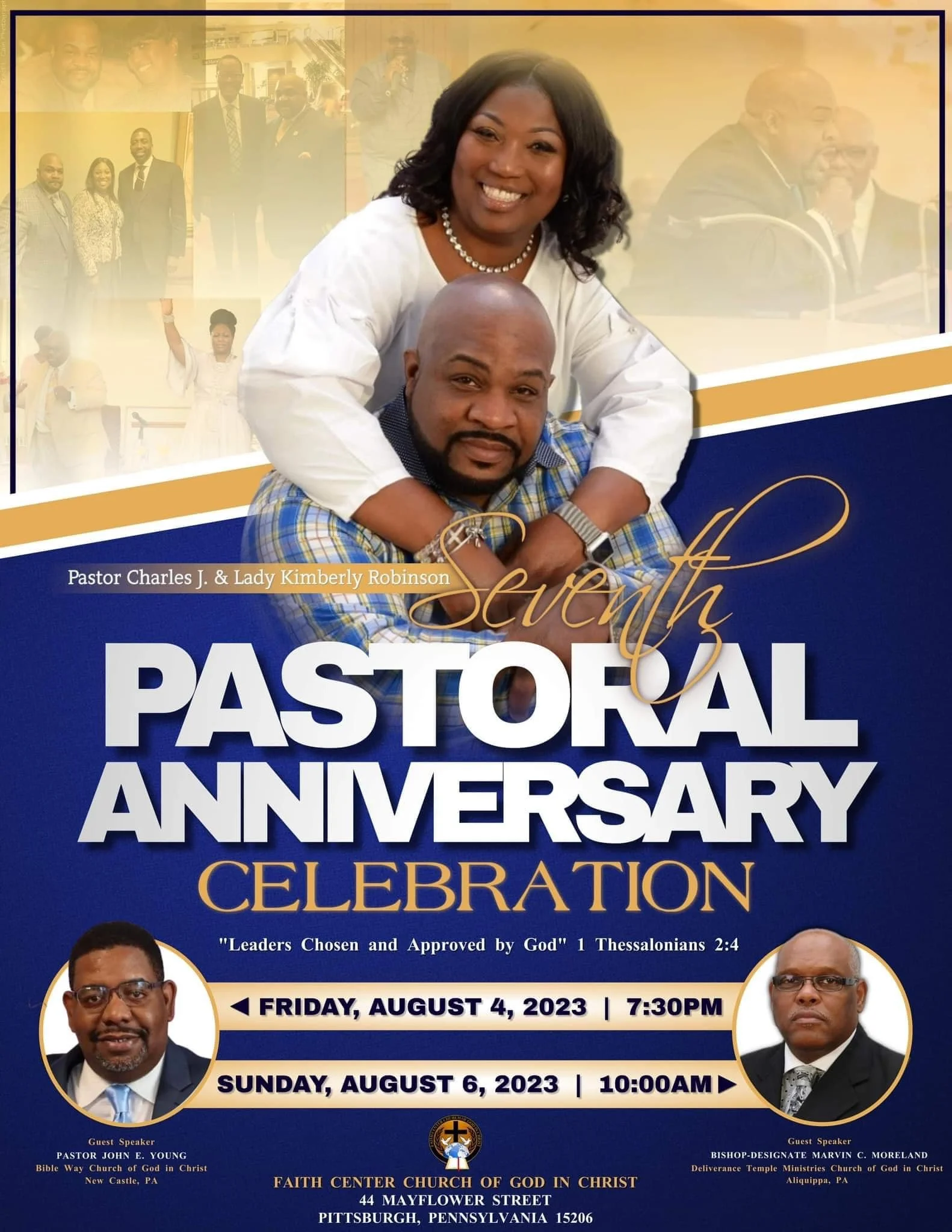 Pastor Charles Robinson 7th Pastoral Anniversary