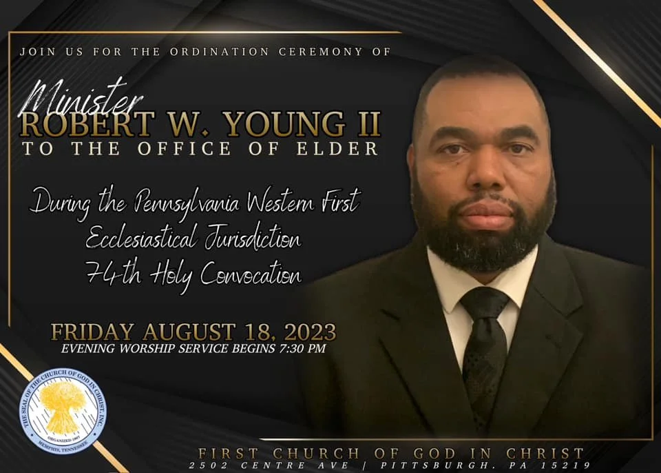 Elder Robert Young Ordination Service
