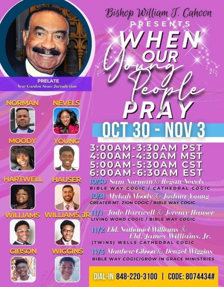 New Garden State Jurisdiction Prayer Line 