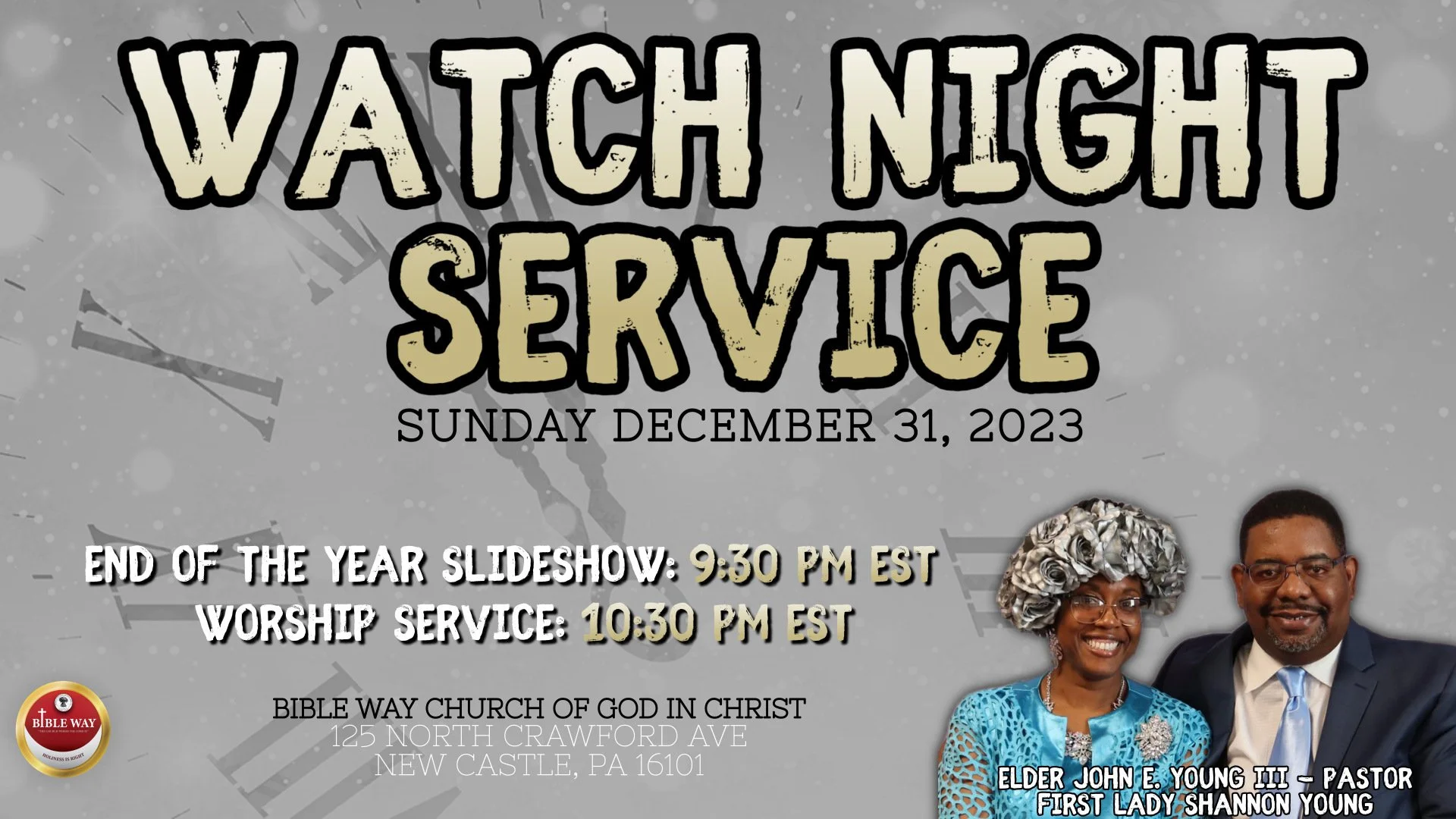New Year's Eve Watch Night Service