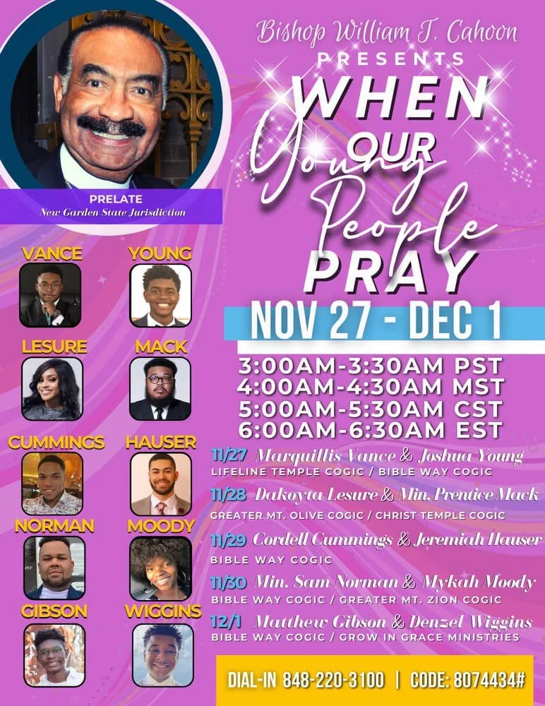 New Garden State Jurisdiction Prayer Line