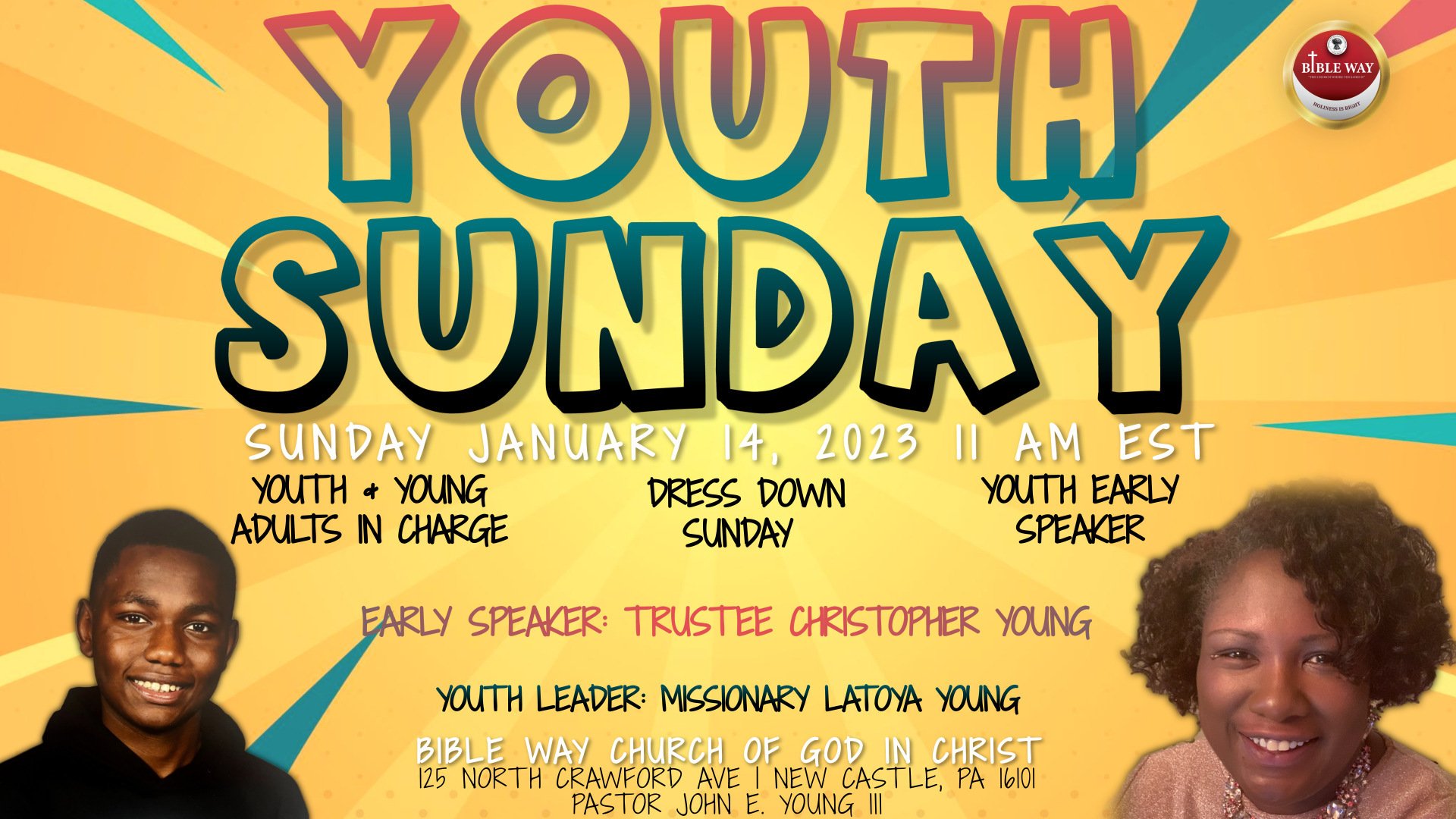 Youth &amp; Young Adult Sunday