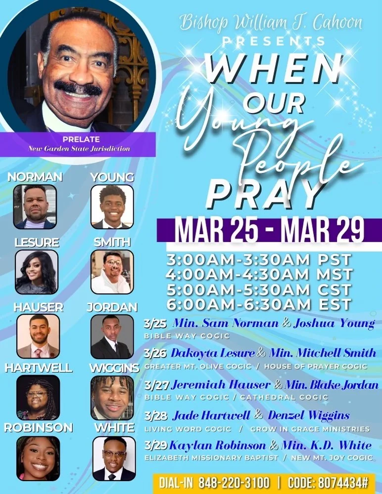 New Garden State Jurisdiction Prayer Line