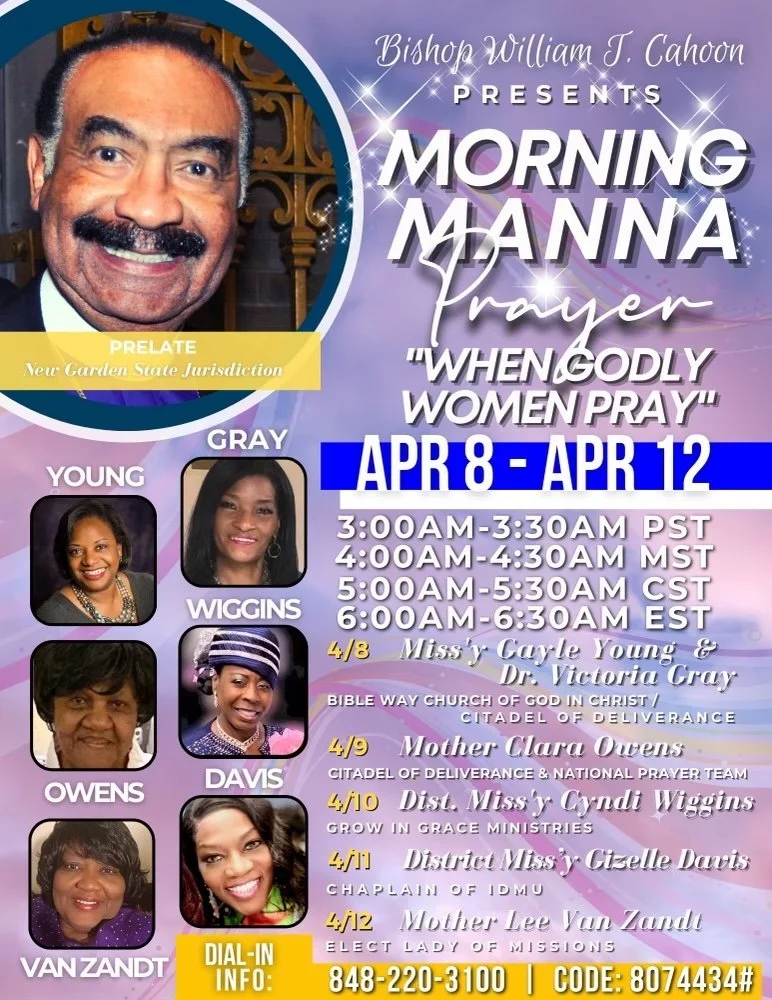 New Garden State Jurisdiction Prayer Line