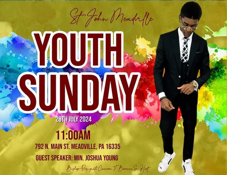 St. John Meadville Church Youth Service