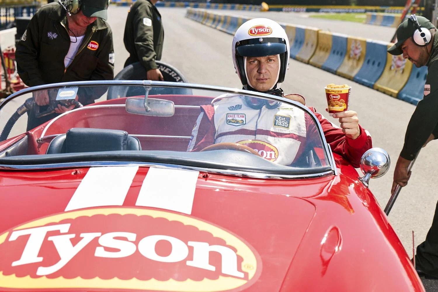 Race Car Driver Tyson Chicken Simple Nuggets by Knoxy Knox