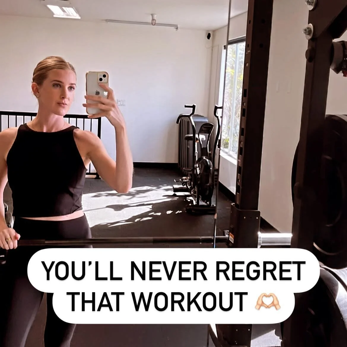 Trust me, you&rsquo;ll never regret that workout.

When have you ever said, &ldquo;I wish I wouldn&rsquo;t have worked out today?&rdquo;

Tips for showing up consistently:
1. Have a plan in place ahead of time.
2. Remember your workout doesn&rsquo;t 