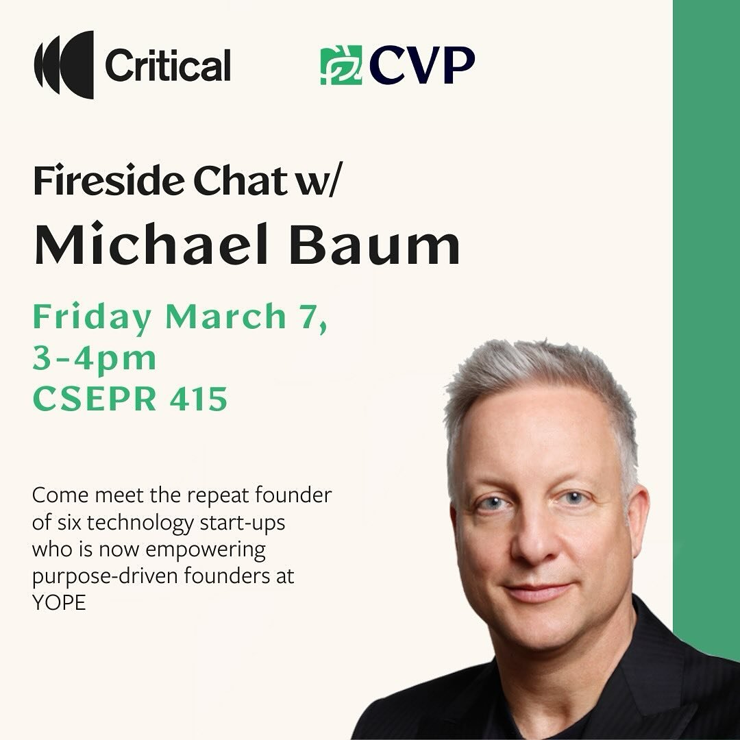 Come meet entrepreneur and investor Michael Baum! 💫

Michael Baum is a repeat founder with six successful exits. He is most known for Splunk (acq. Cisco), a software startup for understanding machine-generated data for security and compliance. 

Mic