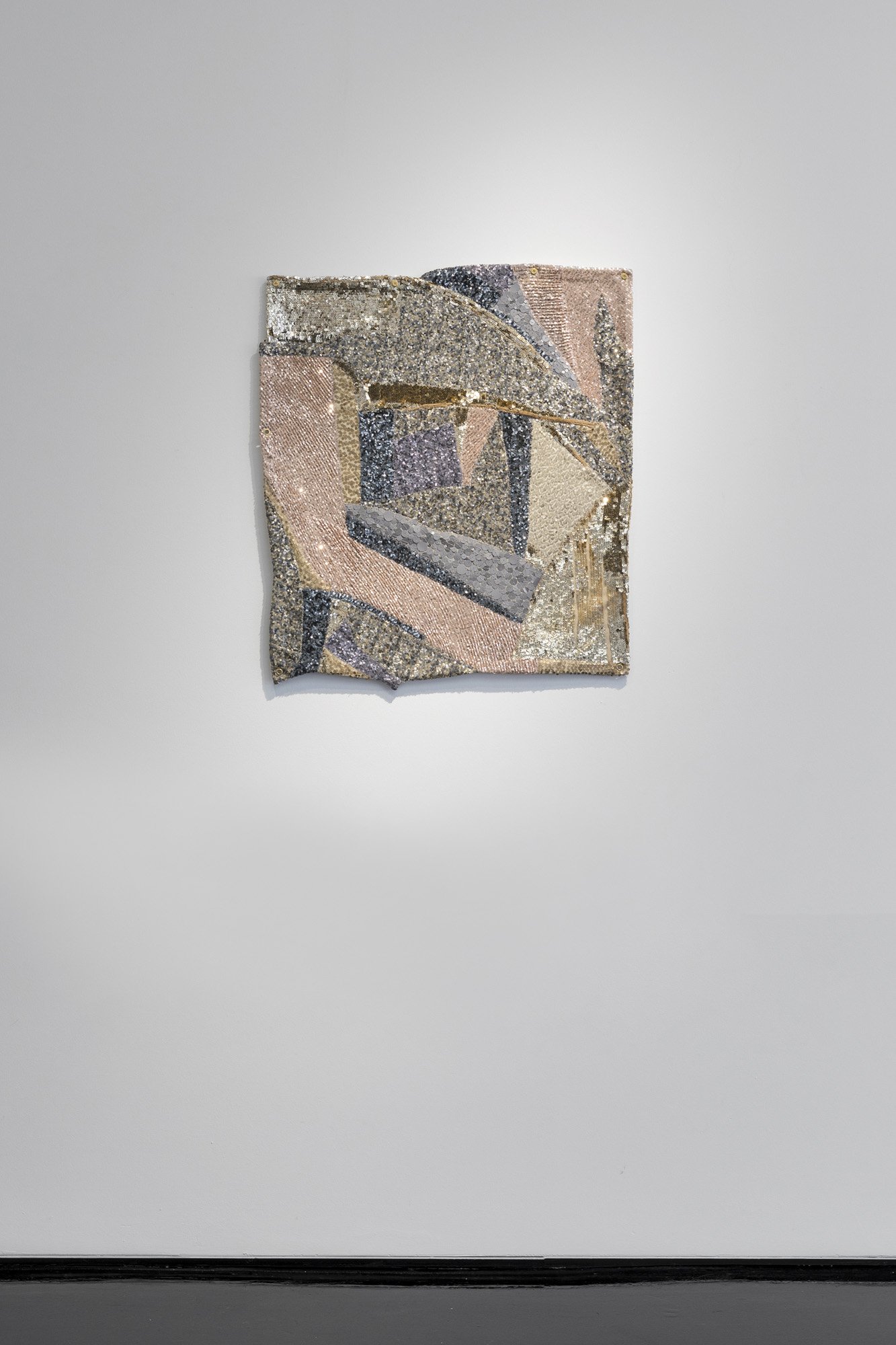 Installation view, Hannah Gartside 'Untitled (crazy patchwork)' 2023 2.jpg