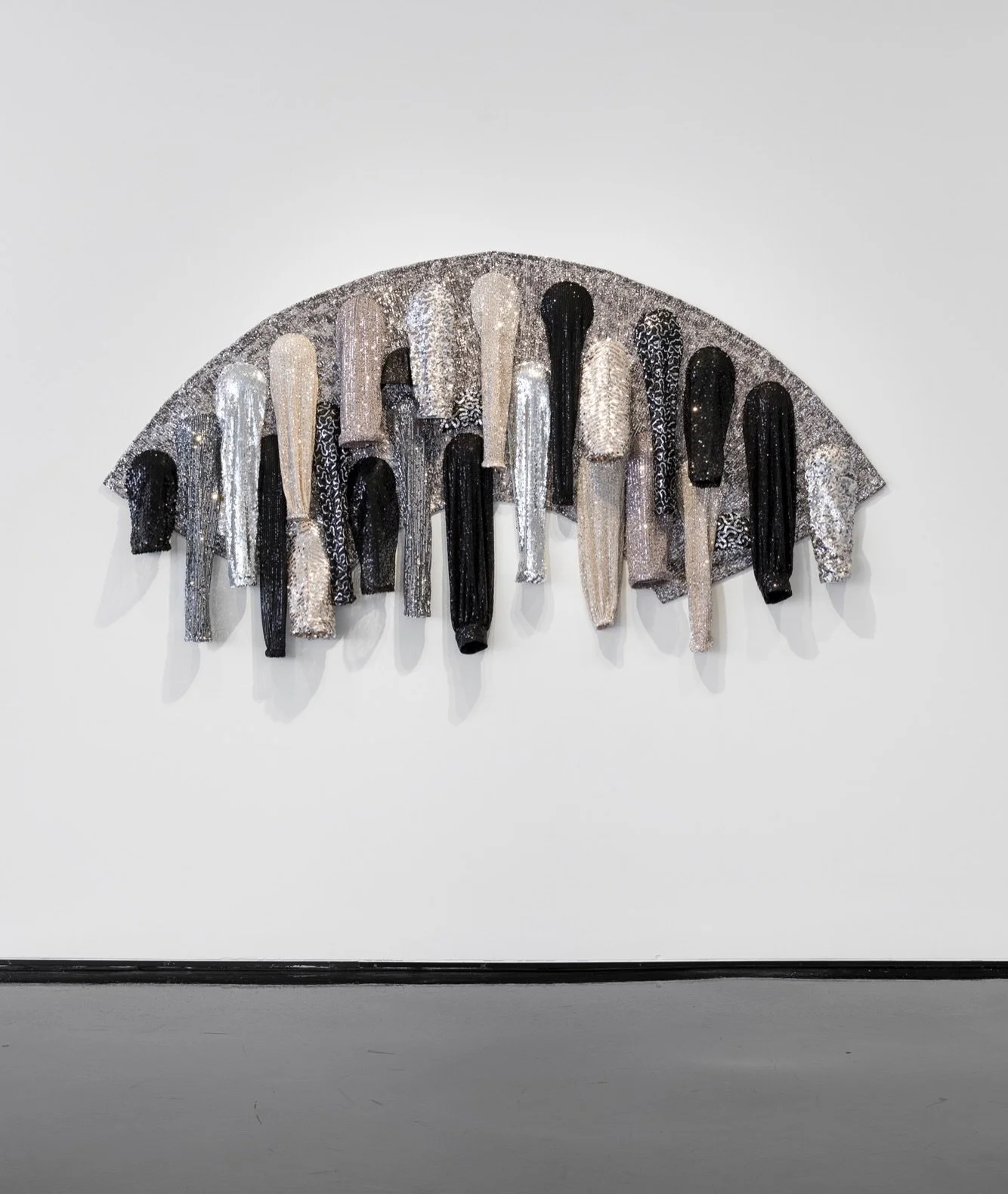 It&rsquo;s the final week of Revealing Dress, at Liverpool Powerhouse✨curated by Luke Letourneau. 

Included are two of my pieces, &lsquo;Waiting&rsquo; and &lsquo;Shoe-bow moths fly towards a street light&rsquo;, both 2023. 

Here&rsquo;s an excerpt