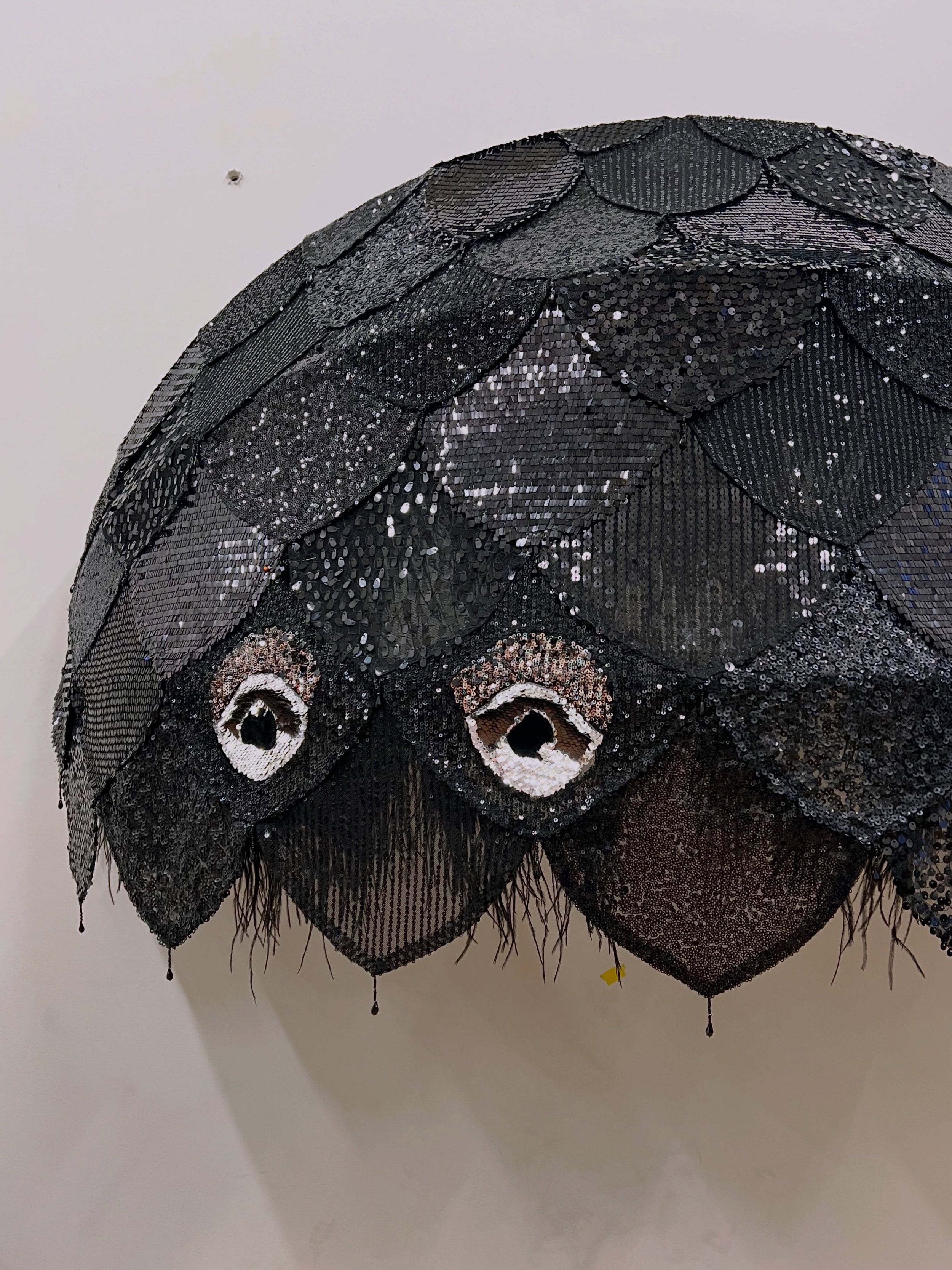 The making of one of my favourite works from last year&hellip; &lsquo;Returning&rsquo;, the part of my Frances, the moth, story when she begins the journey home/back to human form after her time in the sky. An awning/eyelid/protected moment to rest. 