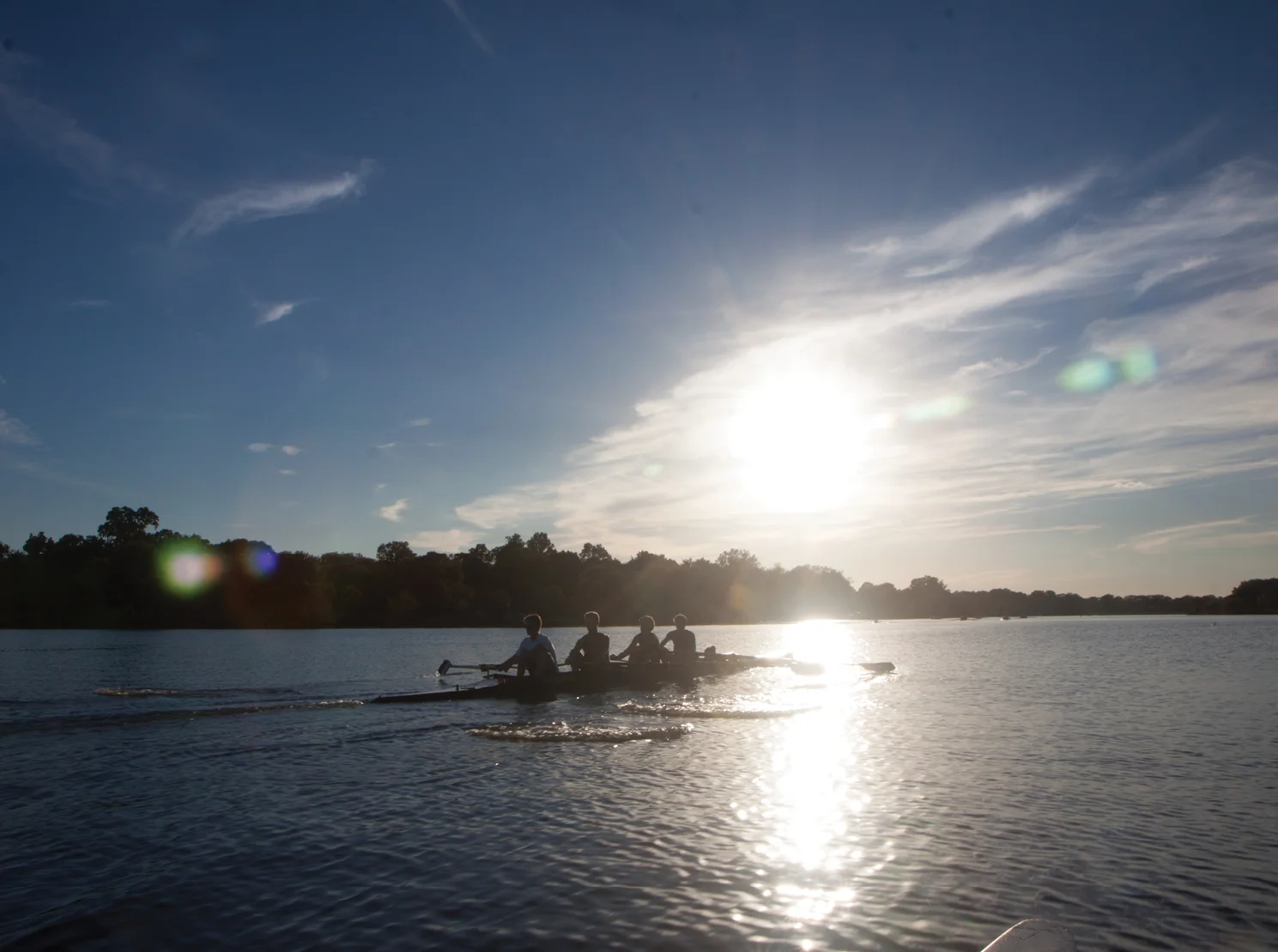 The rowers in the boys varsity four affirm what their coach had told me. Unanimously, they prefer the Shimano-outfitted boat to any other.