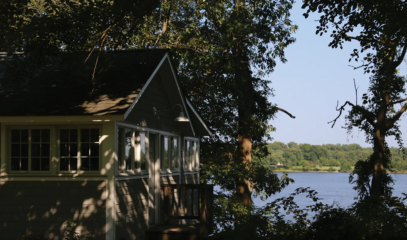 The Gunston School looks over the Corsica River