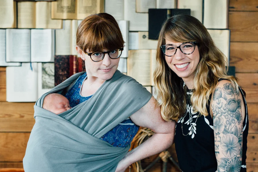 June 7: Birthday dinner with beautiful friends (and baby Woody!).