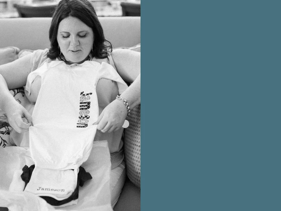 June 12: Anticipating my nephew's arrival at my sister's baby shower. He'll be here this month!