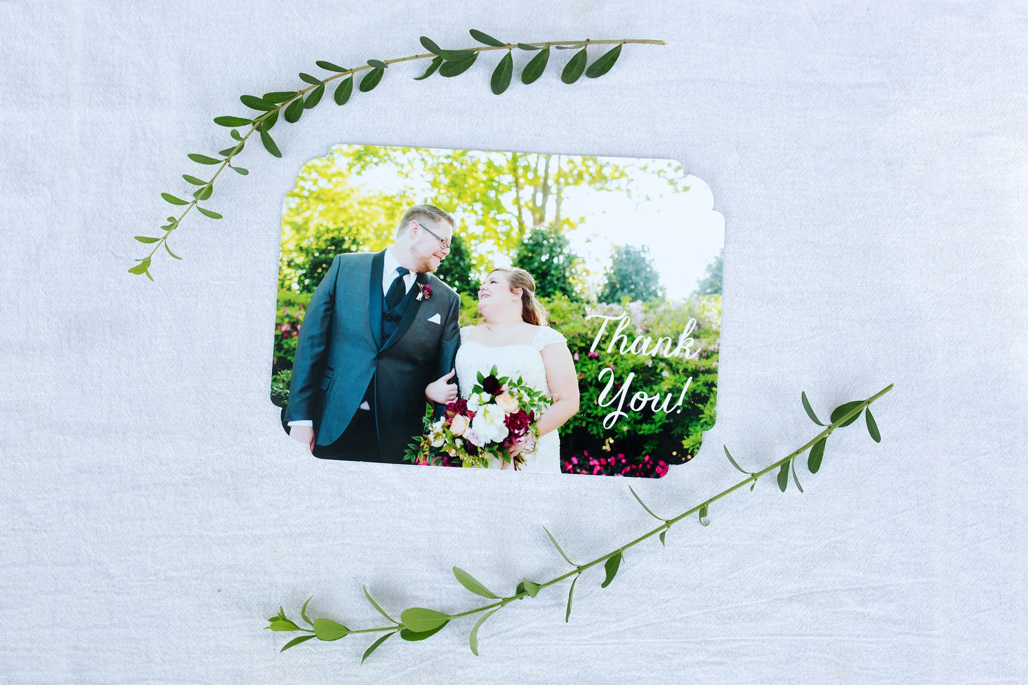 August 31: Nothing like a thank you note from a recent bride and groom to ease me back into work.