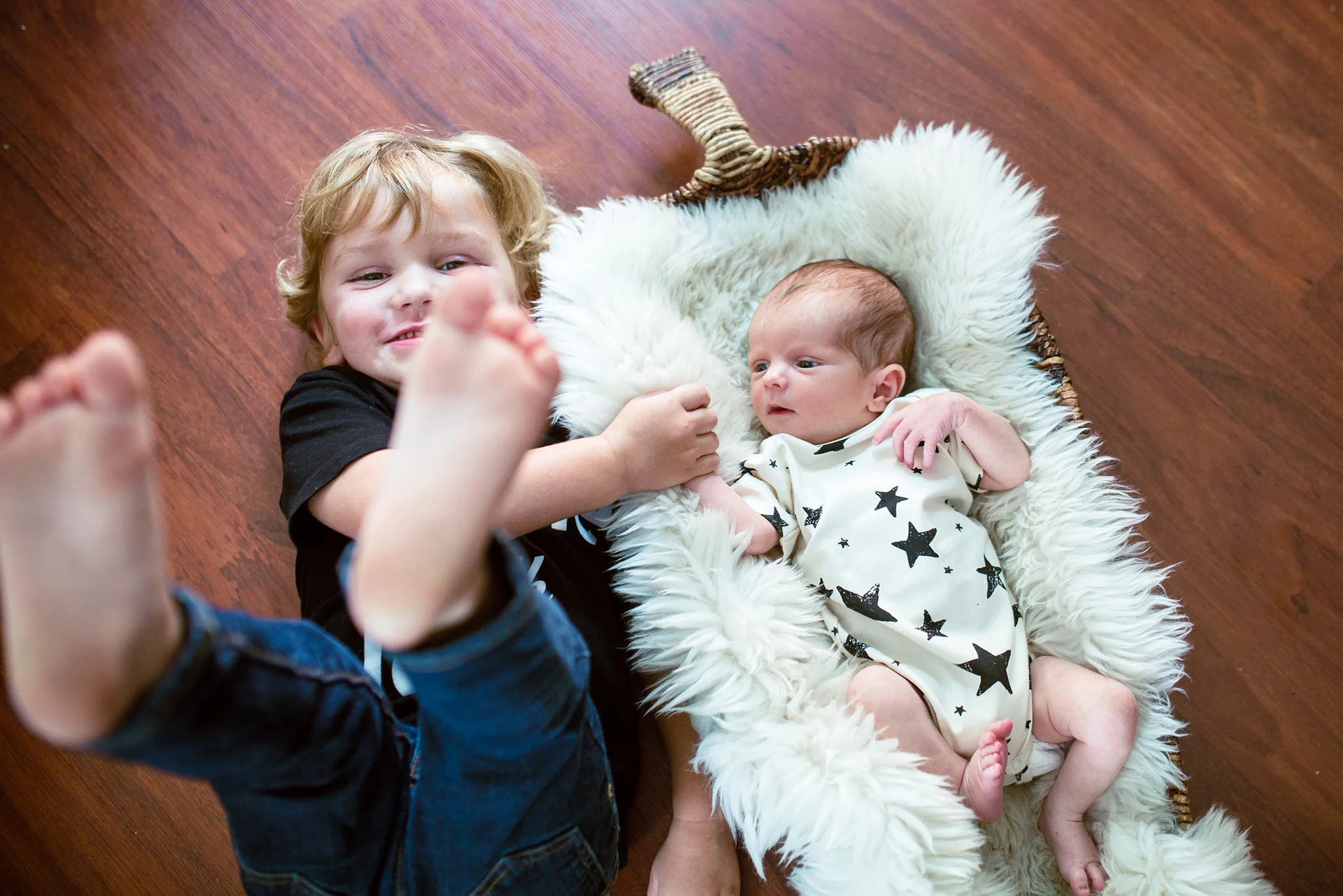 October 6: I got to do newborn photos for my friends James and Devon's second son. This was my favorite image. Is there anything better than brothers who are buddies from the get-go?