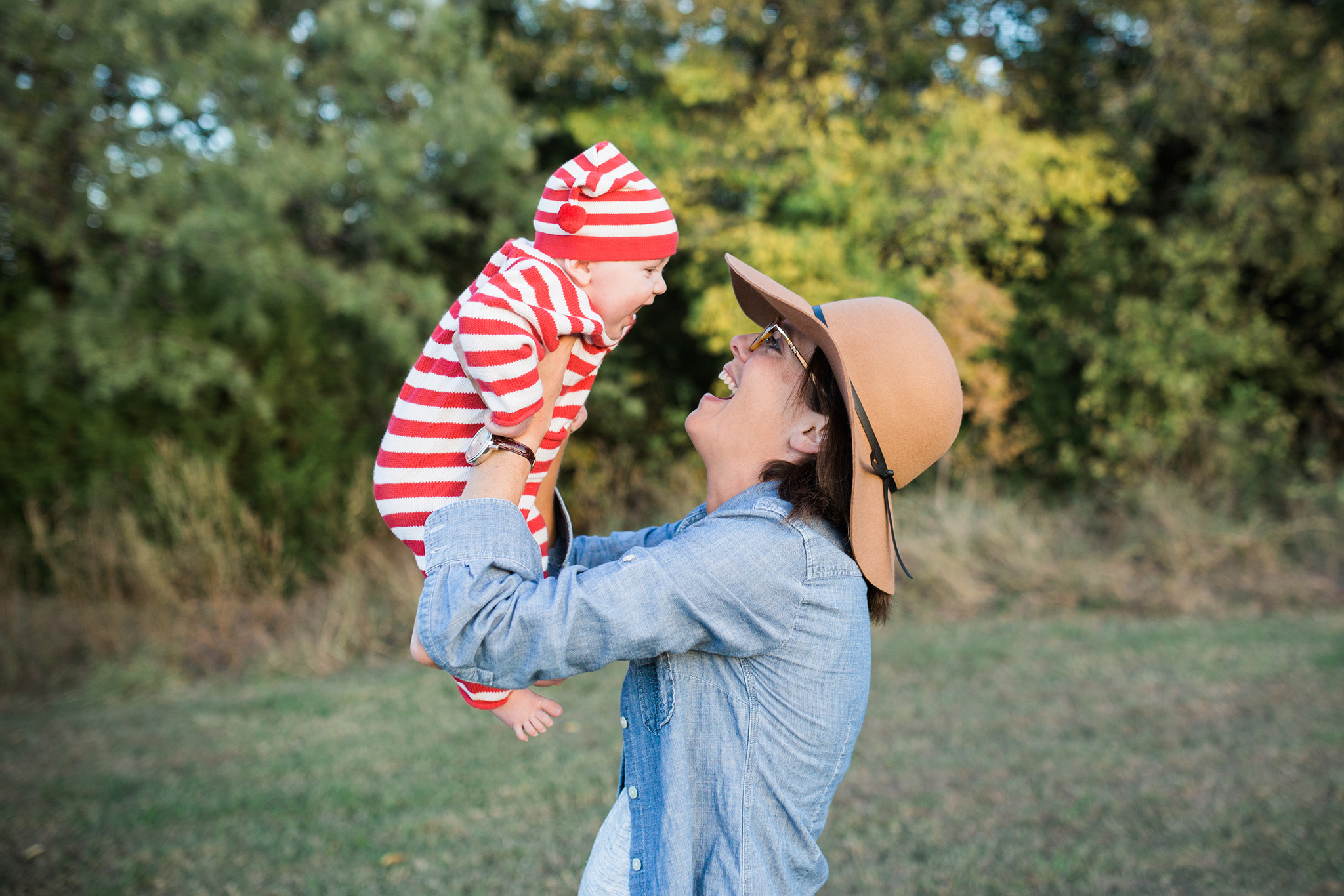 November 21: Family photos for my sister's family meant I handed the camera to Meghan so I could have a new photo with Jameson.