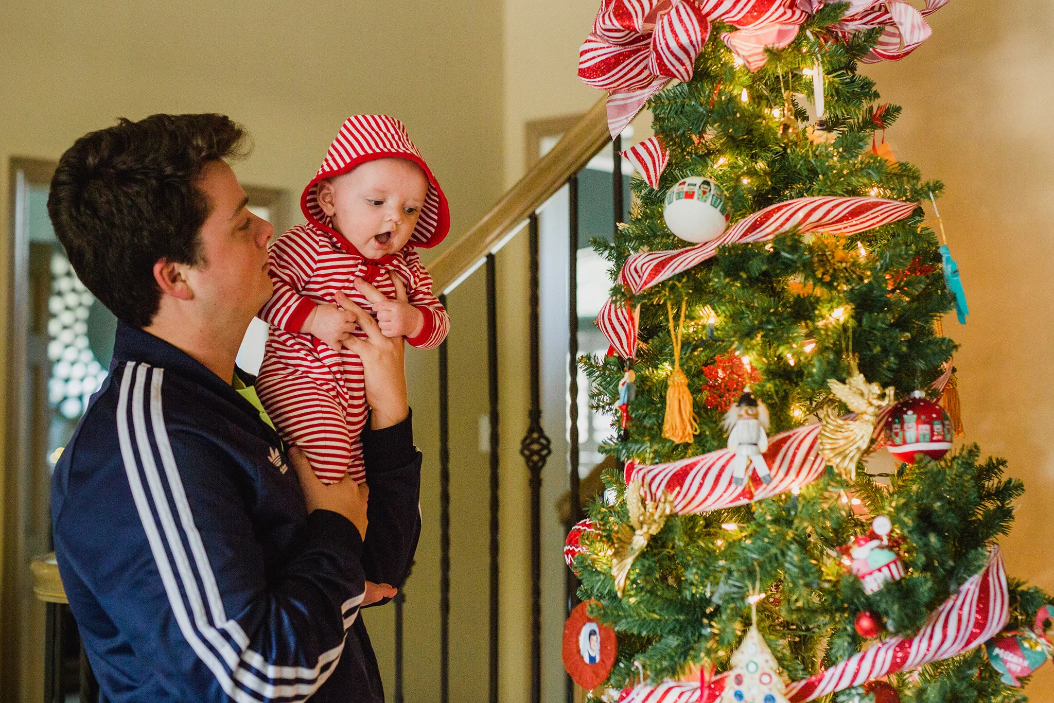 November 26: Supermanny Josh introduces Jameson to the most wonderful time of the year.