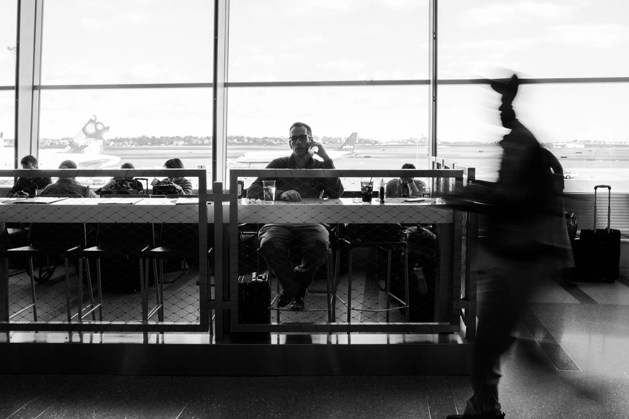 December 1: Airport phone calls, Boston Logan edition.