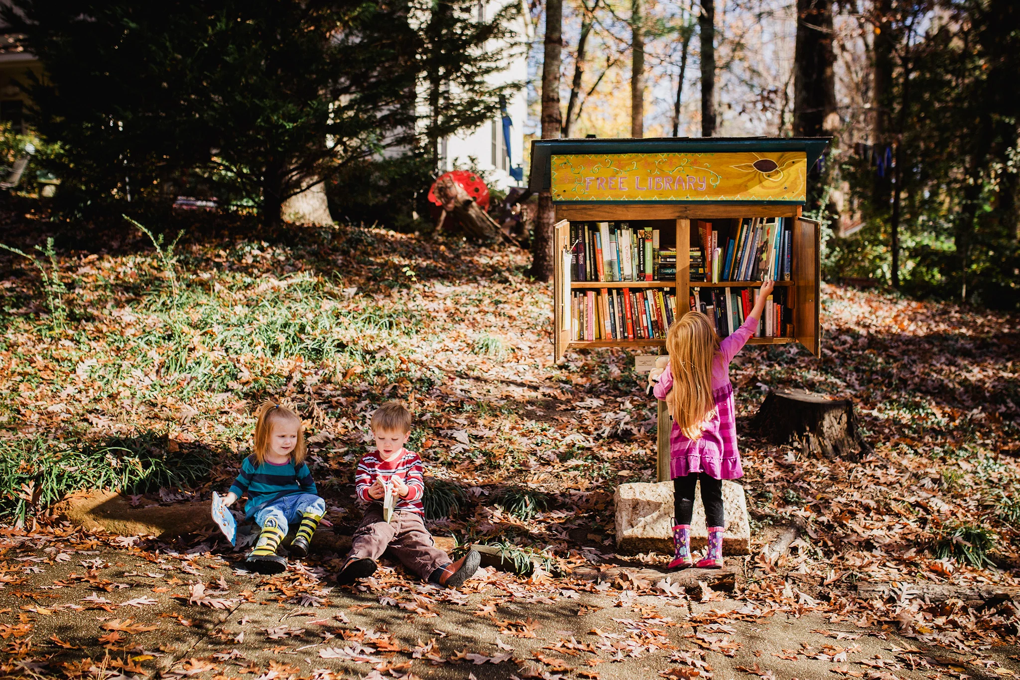 December 5: Neighborhood treasures found on a walk around the block.