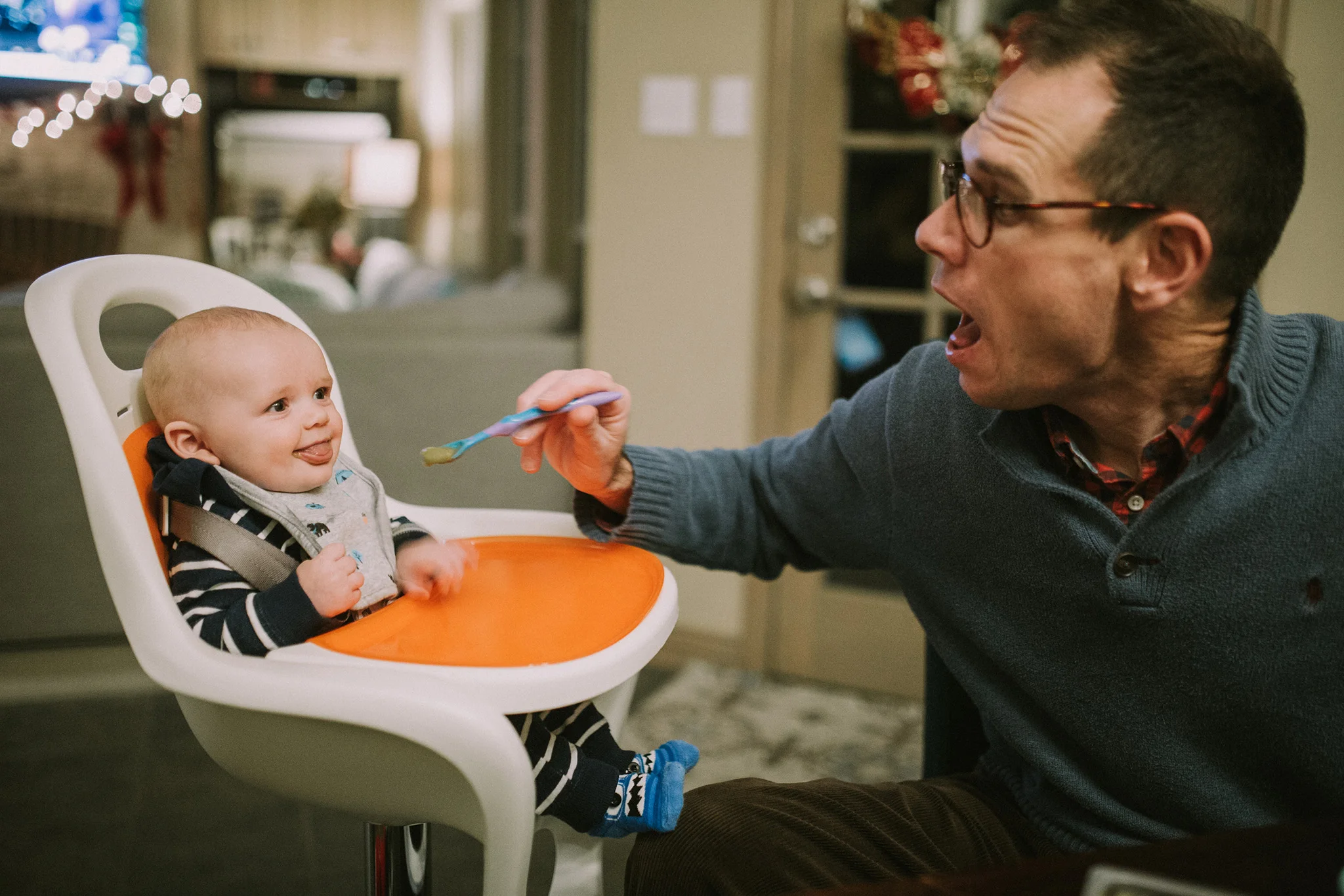 December 8: I married my counterpart in baby whispering.