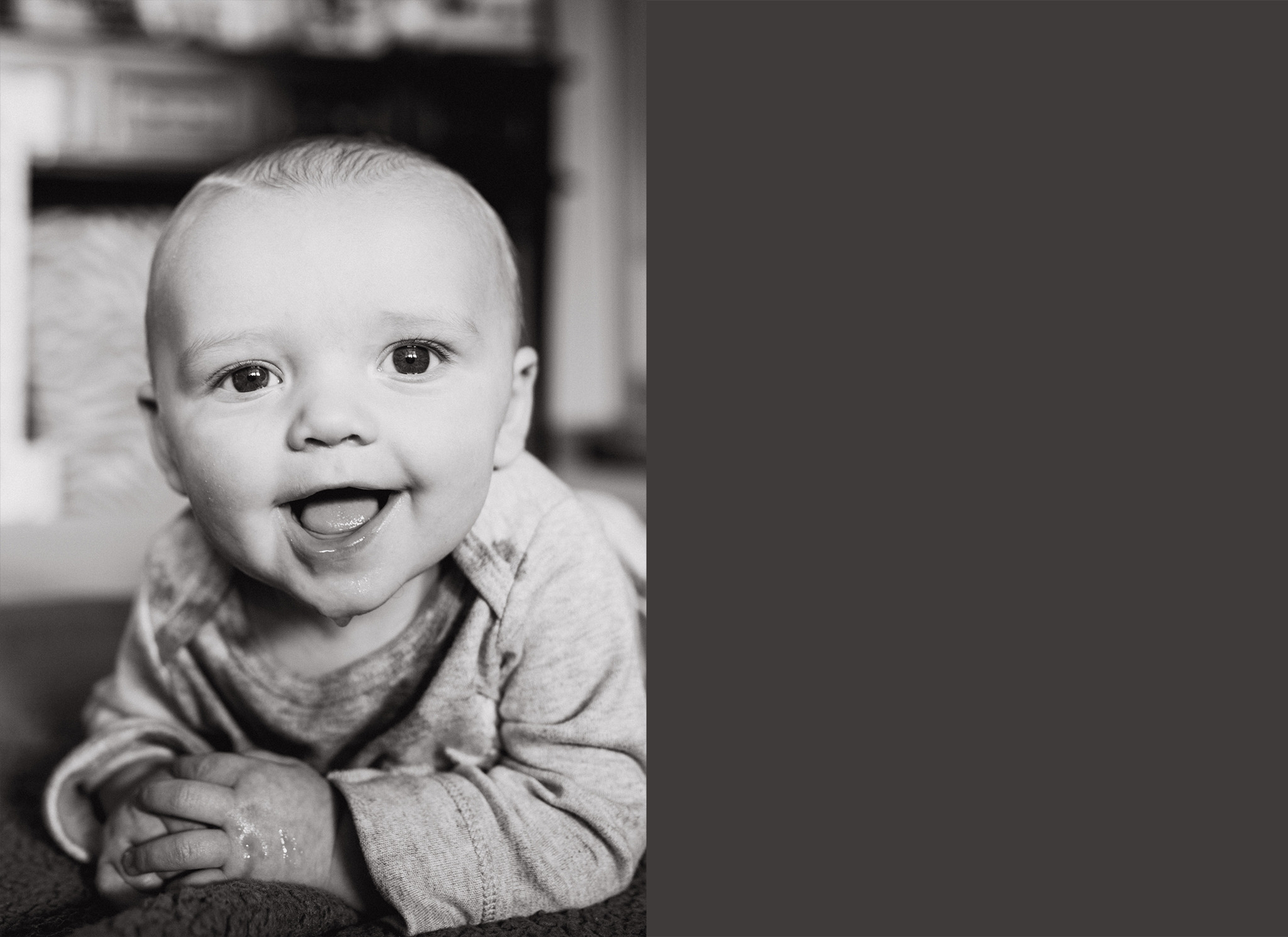 December 22: The drooliest, happiest nephew.