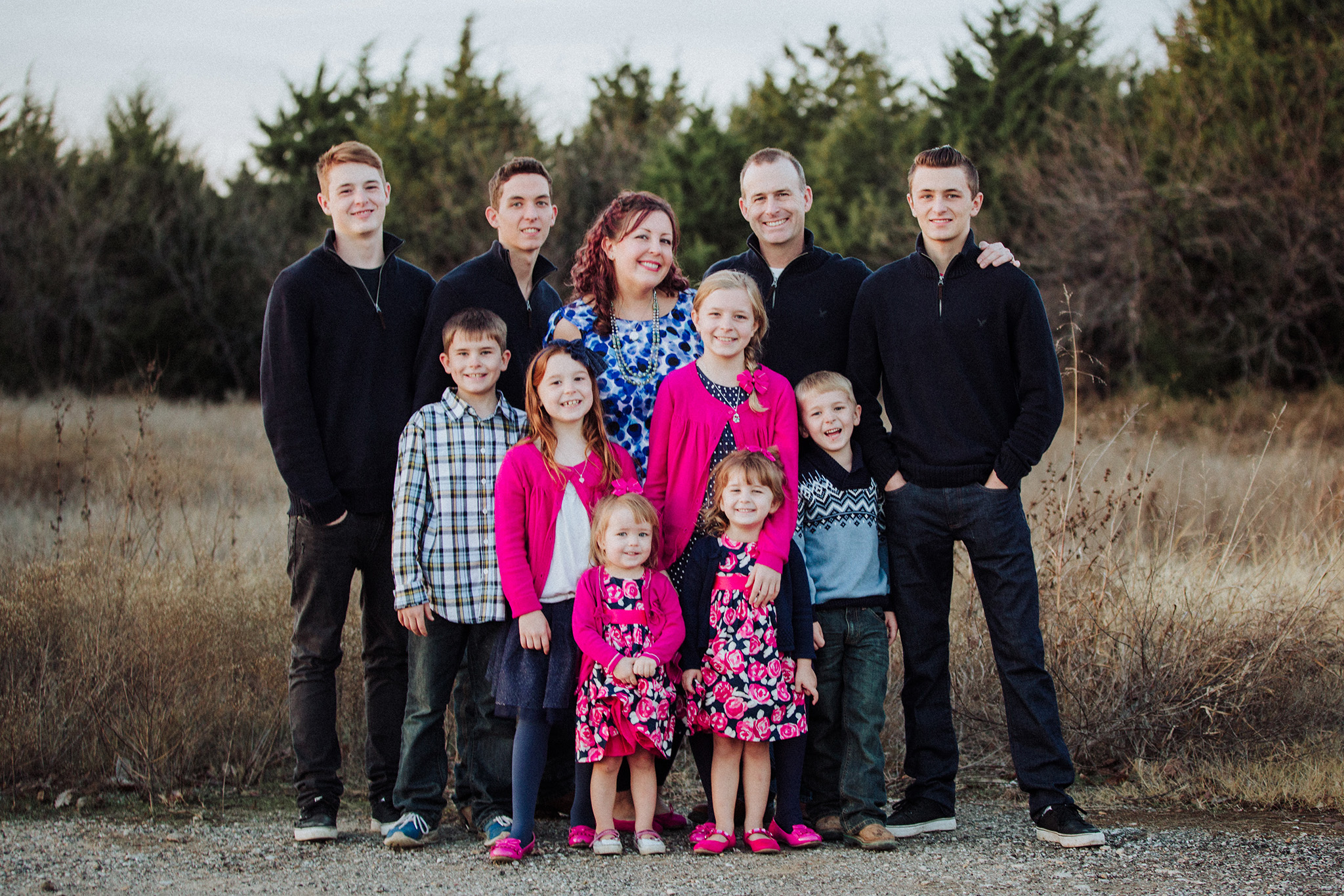 January 2: Jillian and I attended high school together, and while we've lived dramatically different lives, we've circled back here and there through the years. This time around I did her family photos, a perfect start to photo shooting in 2017. Her eldest son is the same age as my youngest brother. So crazy! 