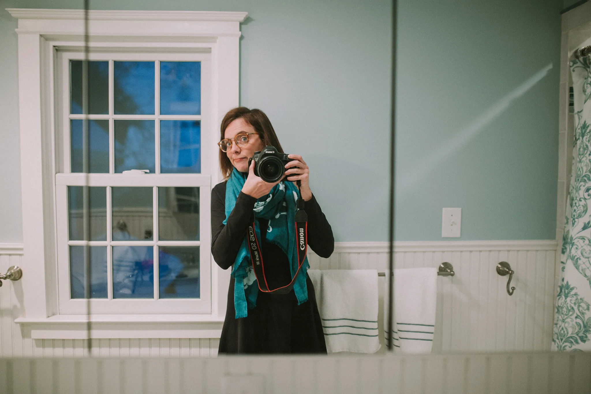 January 9: Day one selfie.