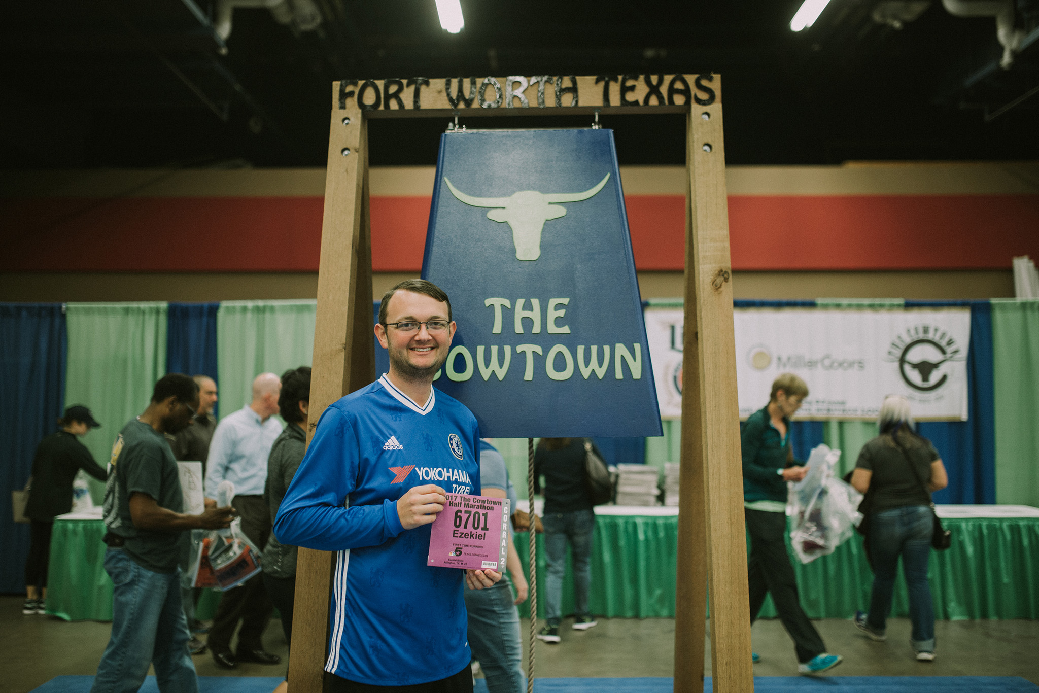 February 24: Packet pickup for the Cowtown Half Marathon, Zeke's first! He did awesome. I don't have a photo of him racing the Sunday after this photo, because I got to run with him.