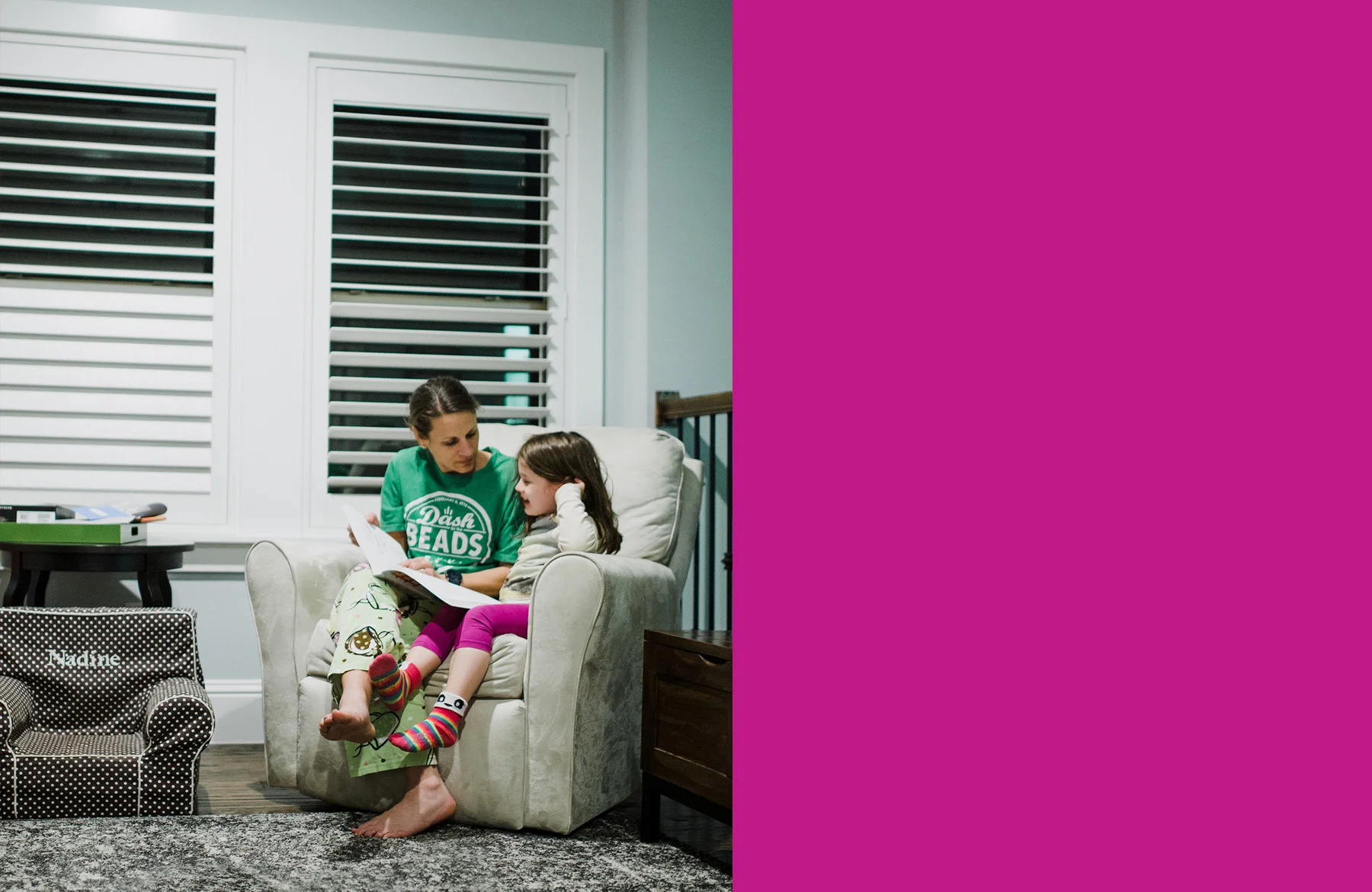 March 3: Practicing her letters. I miss hoteling it in the guest room in their home.