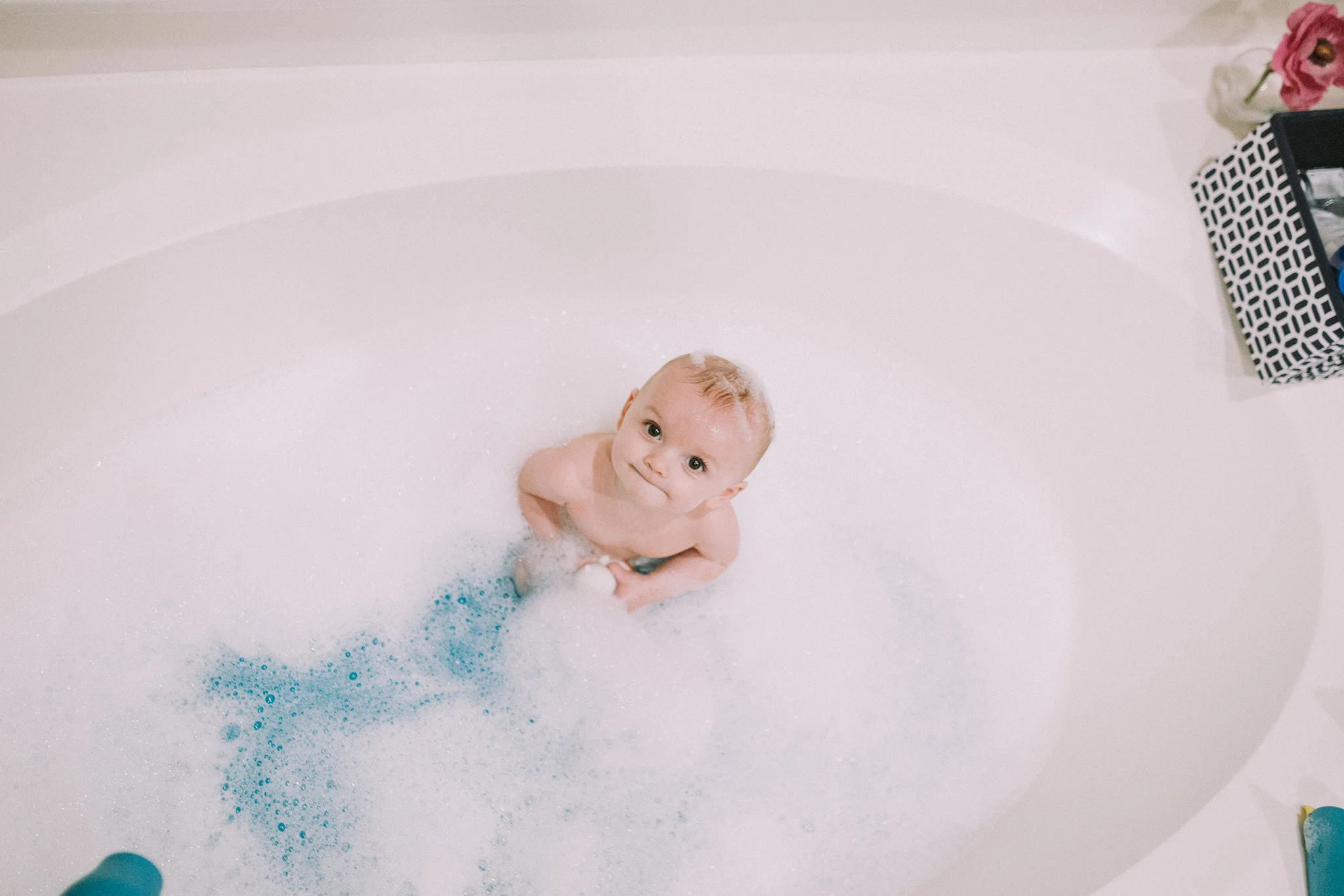 March 13: Cutest bubs in the biggest tub.