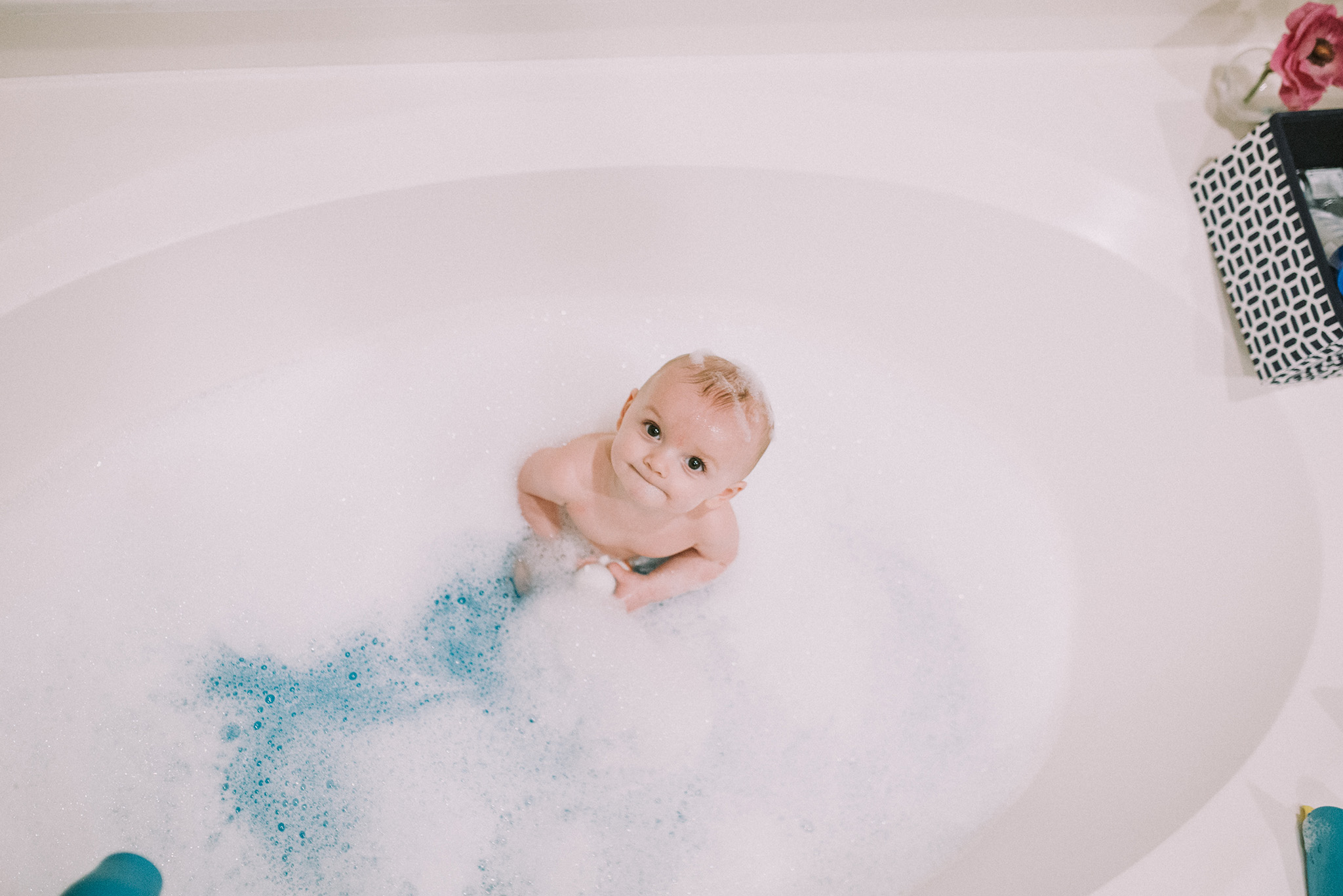 March 13: Cutest bubs in the biggest tub.