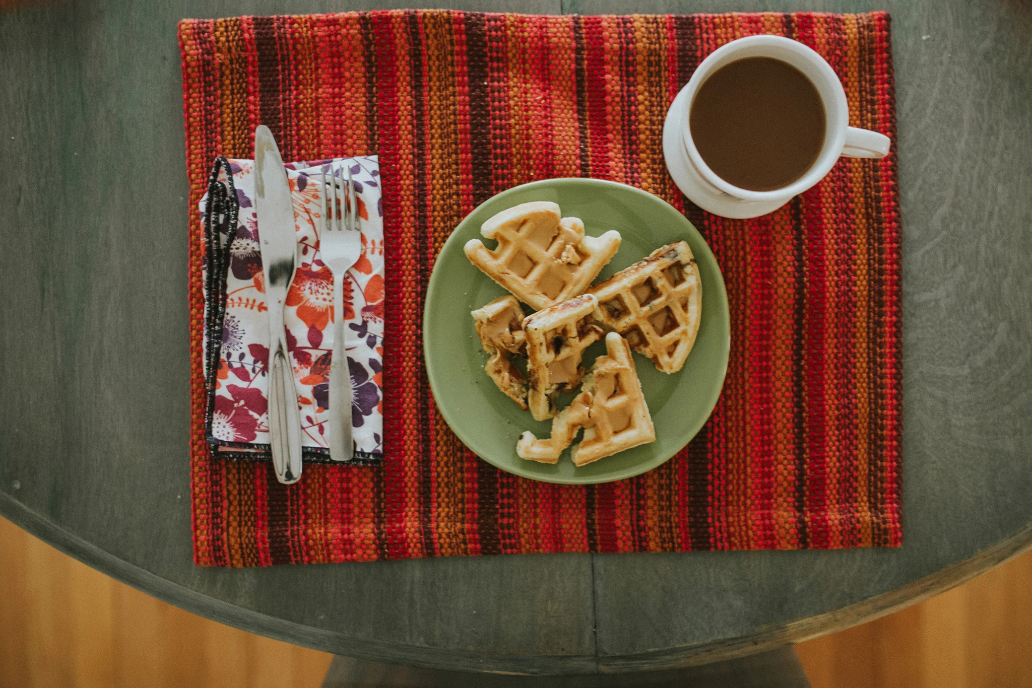 April 20: Waffles are my self-care language. It's a thing.