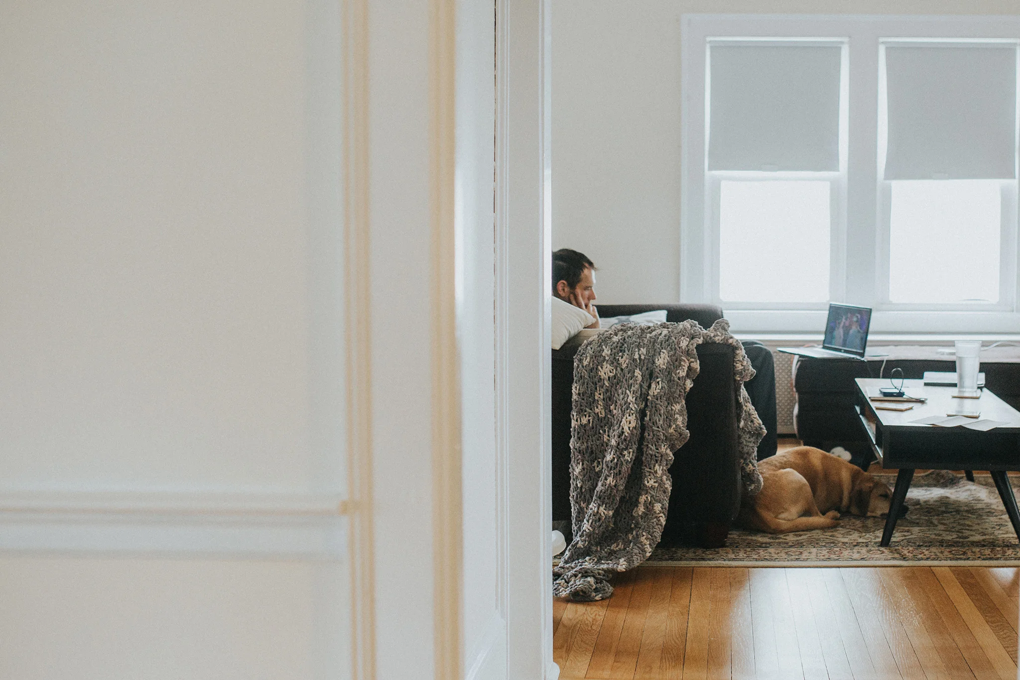 April 22: View from the dining room.
