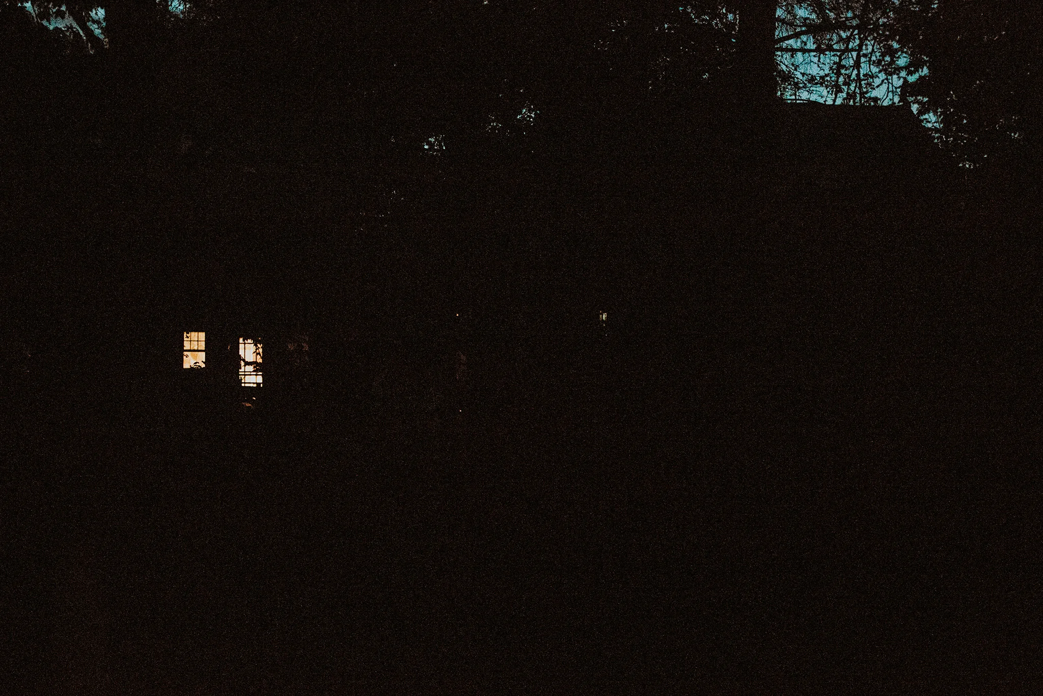 May 10: A hard day. Probably the lowest low since our move. And yet, the neighbors lights on made Connecticut less lonely somehow.