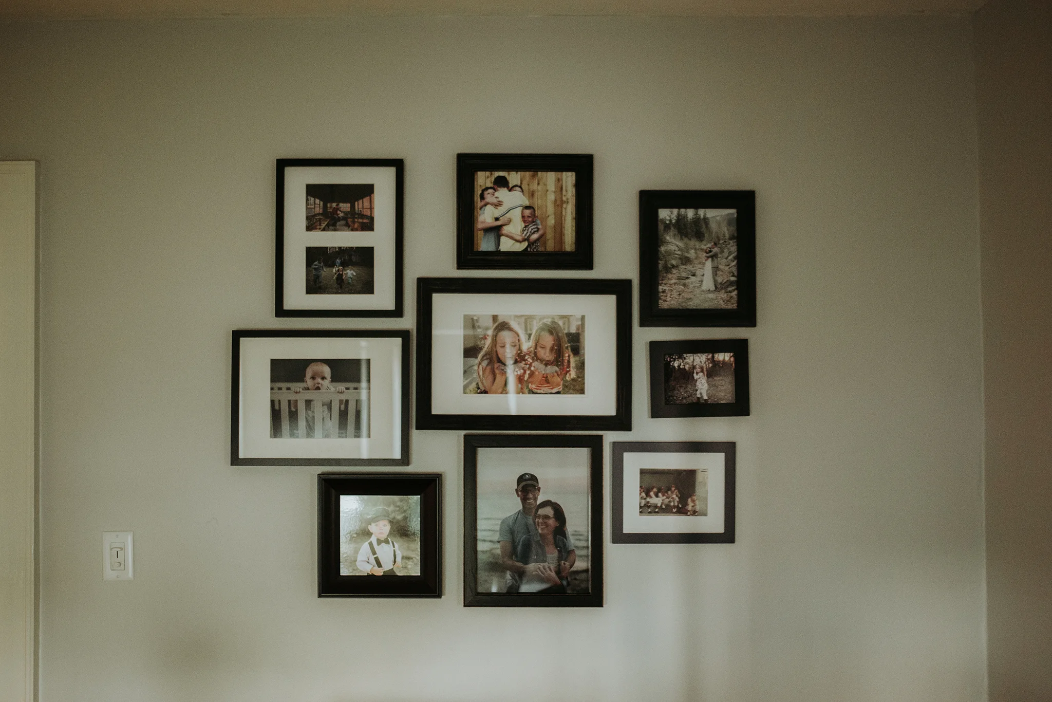 August 16: Finally getting photos on the wall. Making our house home more and more by the day.