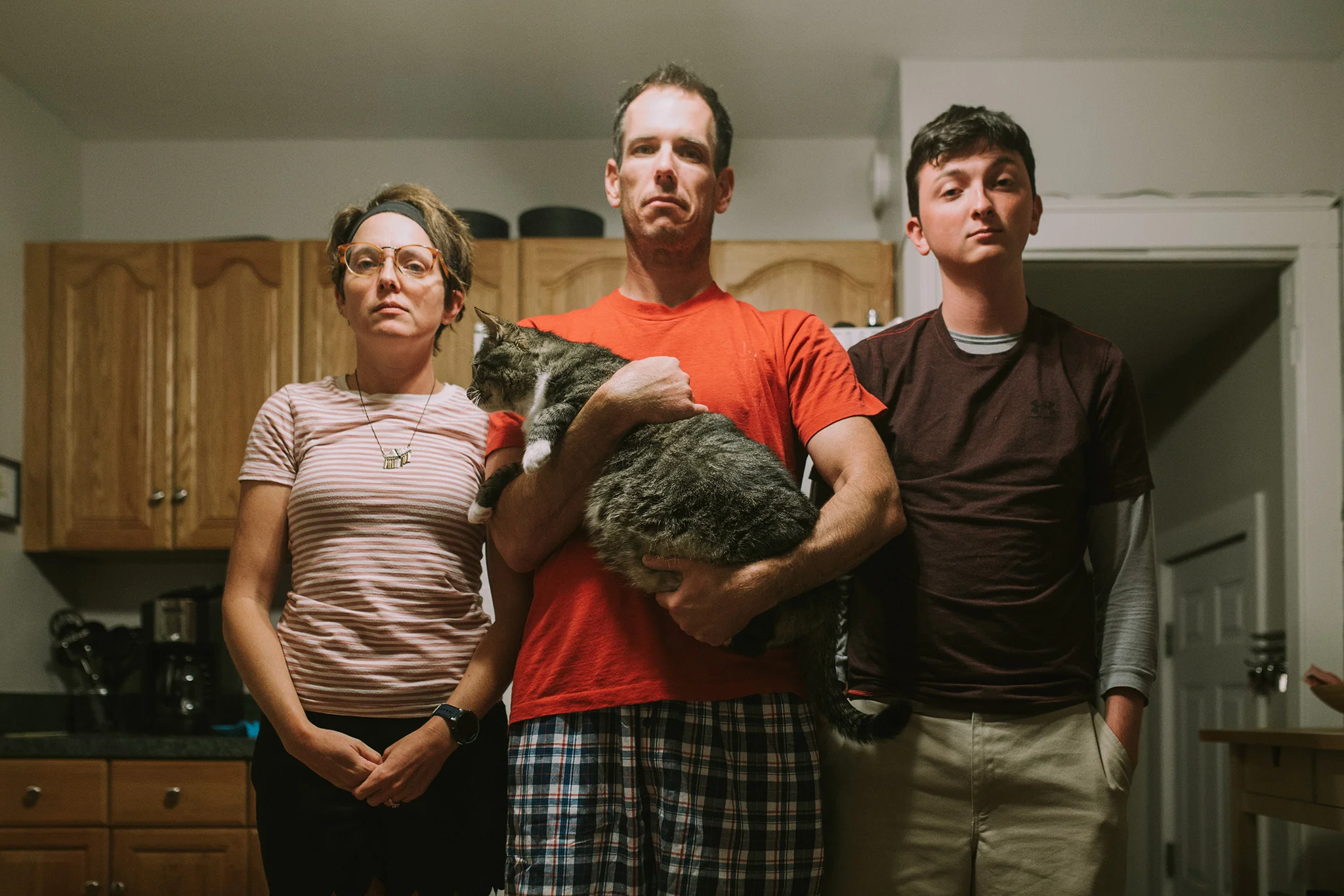 August 27: Wearing all our feelings about Jono's departure on our faces.