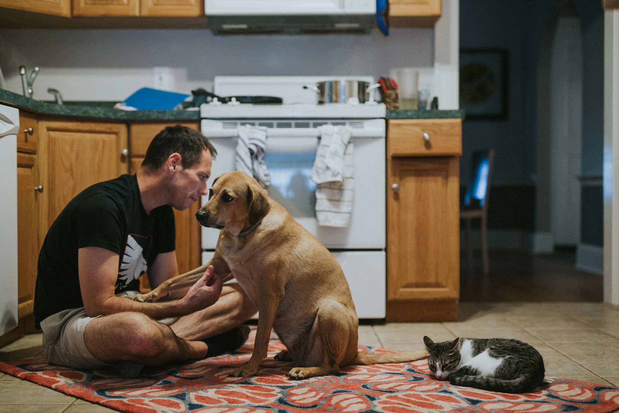 September 6: Arrived home from work to find Dr. Dolittle and 2/3 of his disciples.