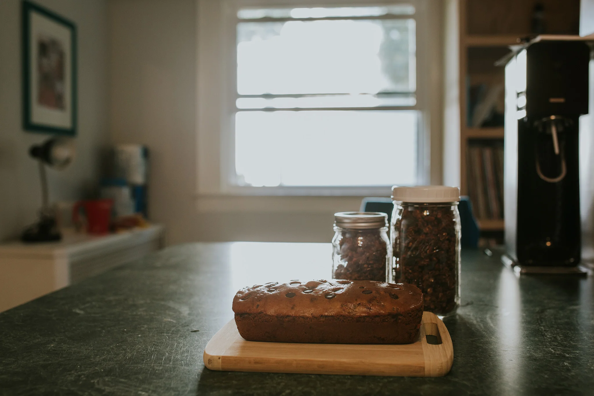 September 16: Zucchini bread and granola... was a breakfast-for-the-week baking kind of day.