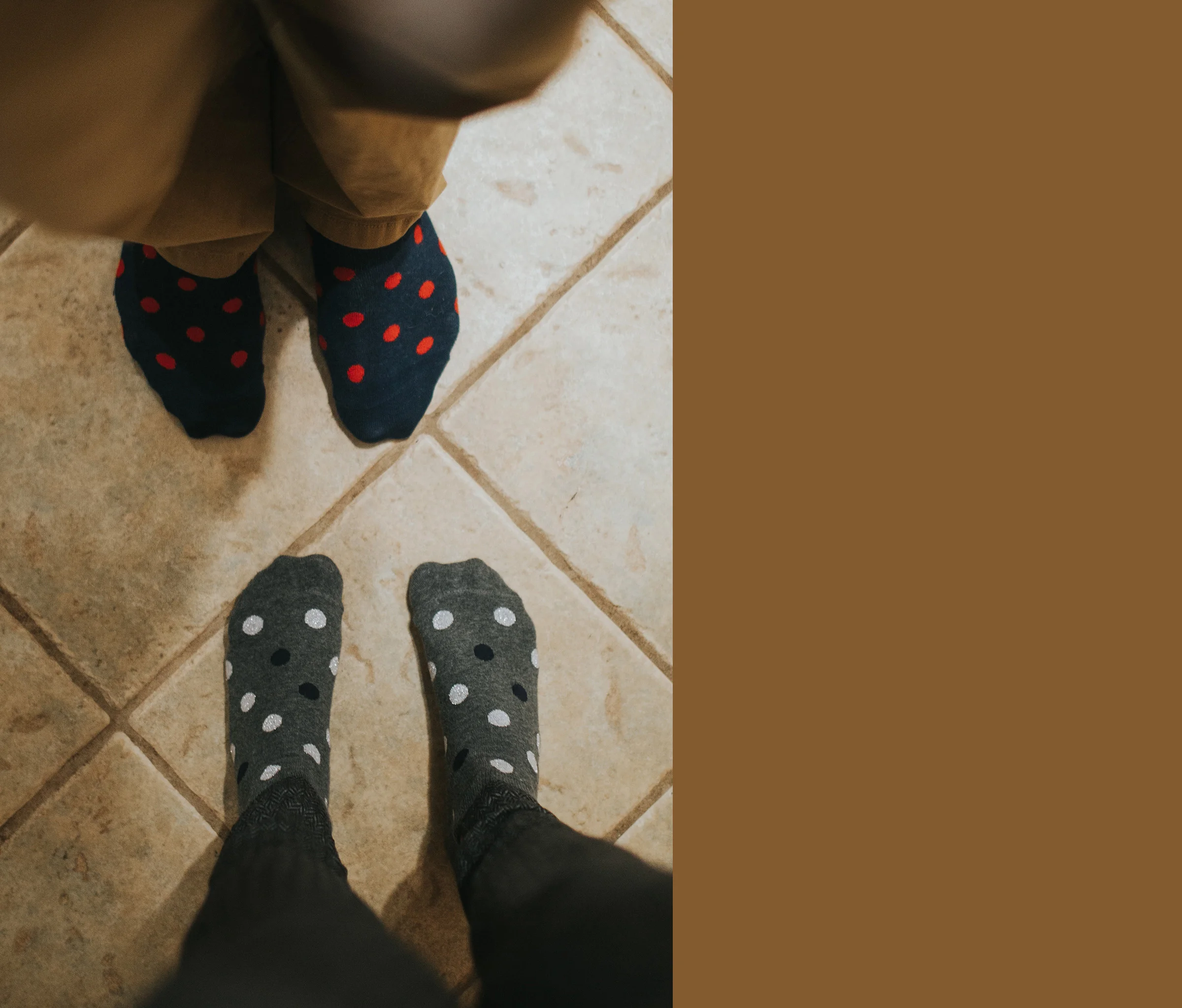 October 16: Sock game on point.
