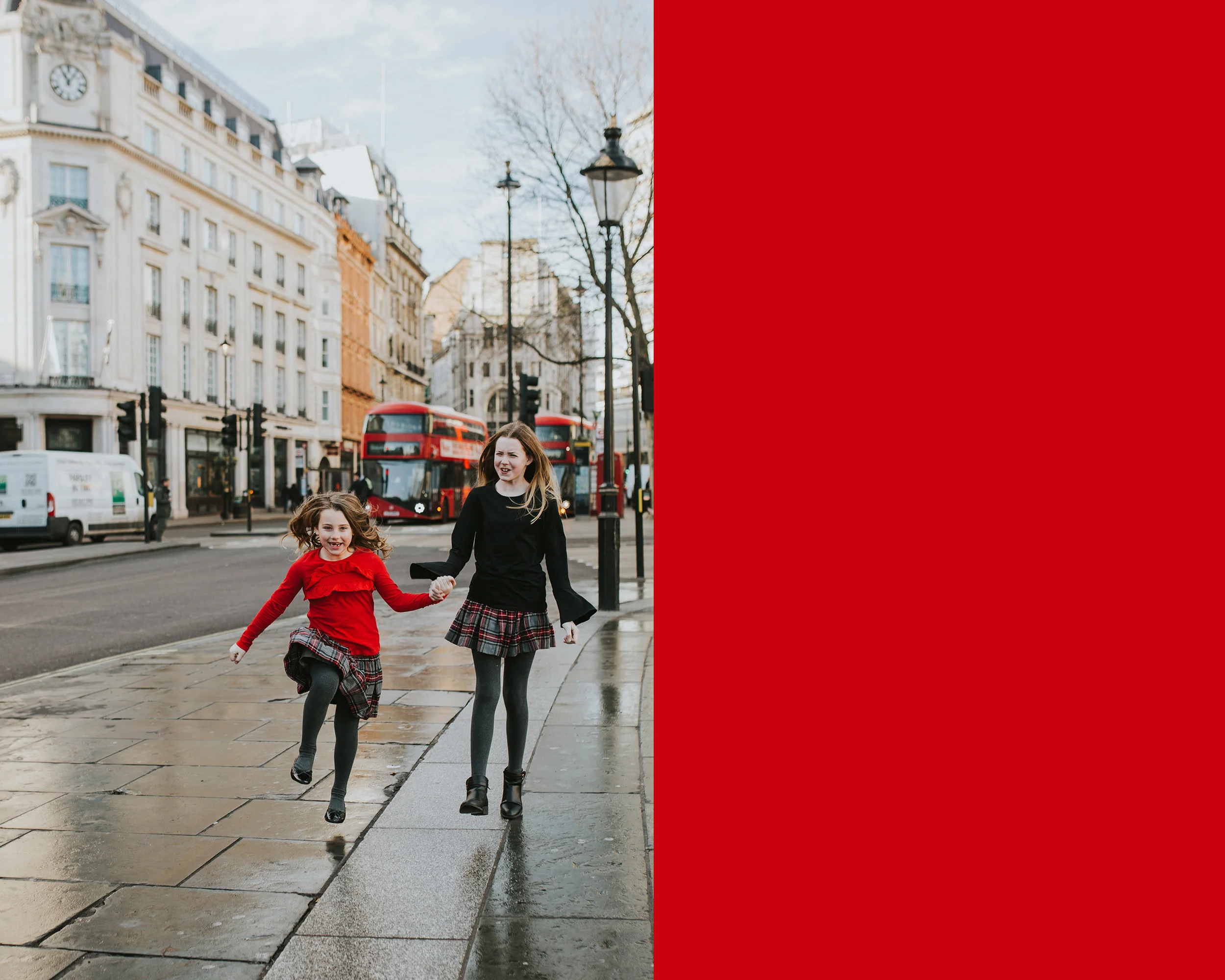 December 19: As soon as our trip was planned, Mike requested family photos in London. Check.